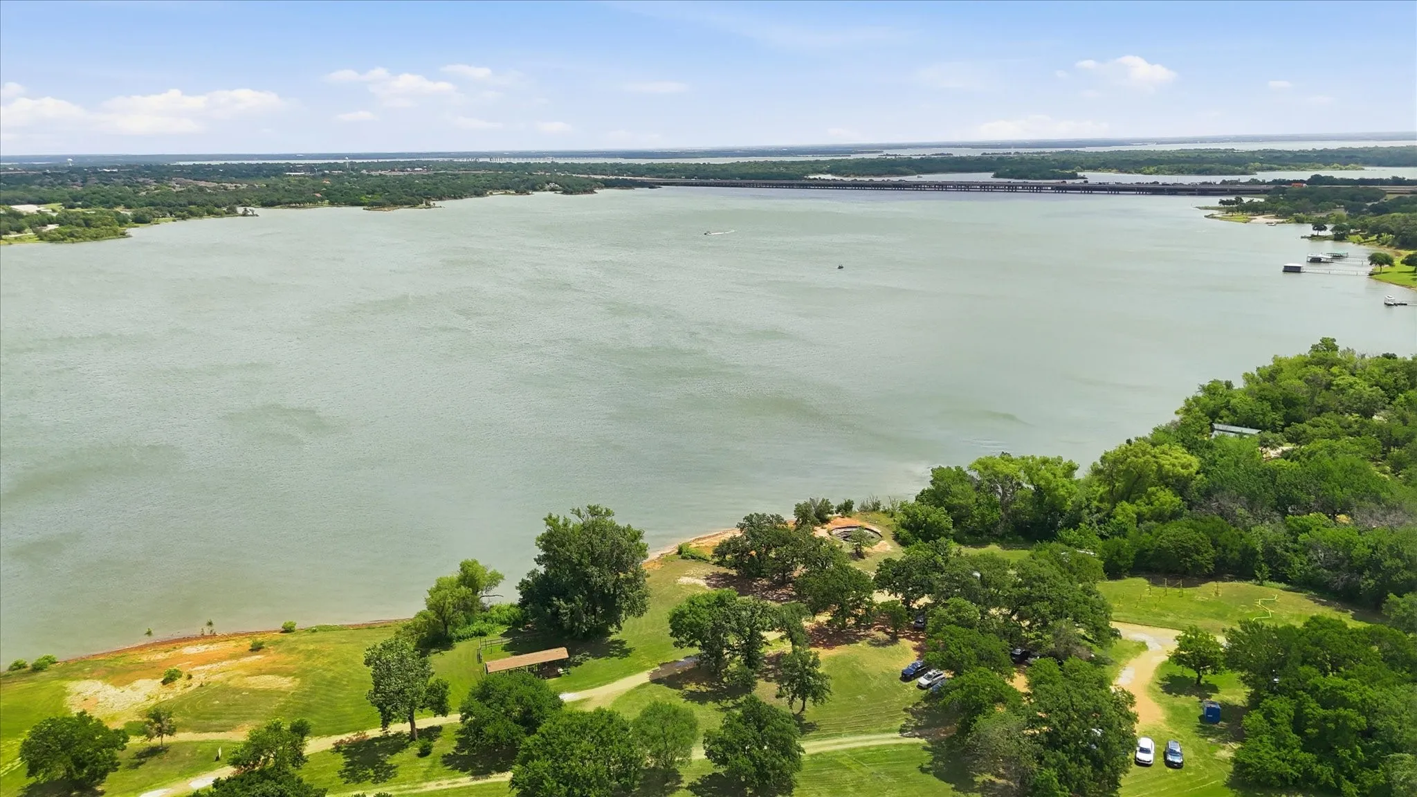 You live an 8 minute walk from Lewisville Lake!