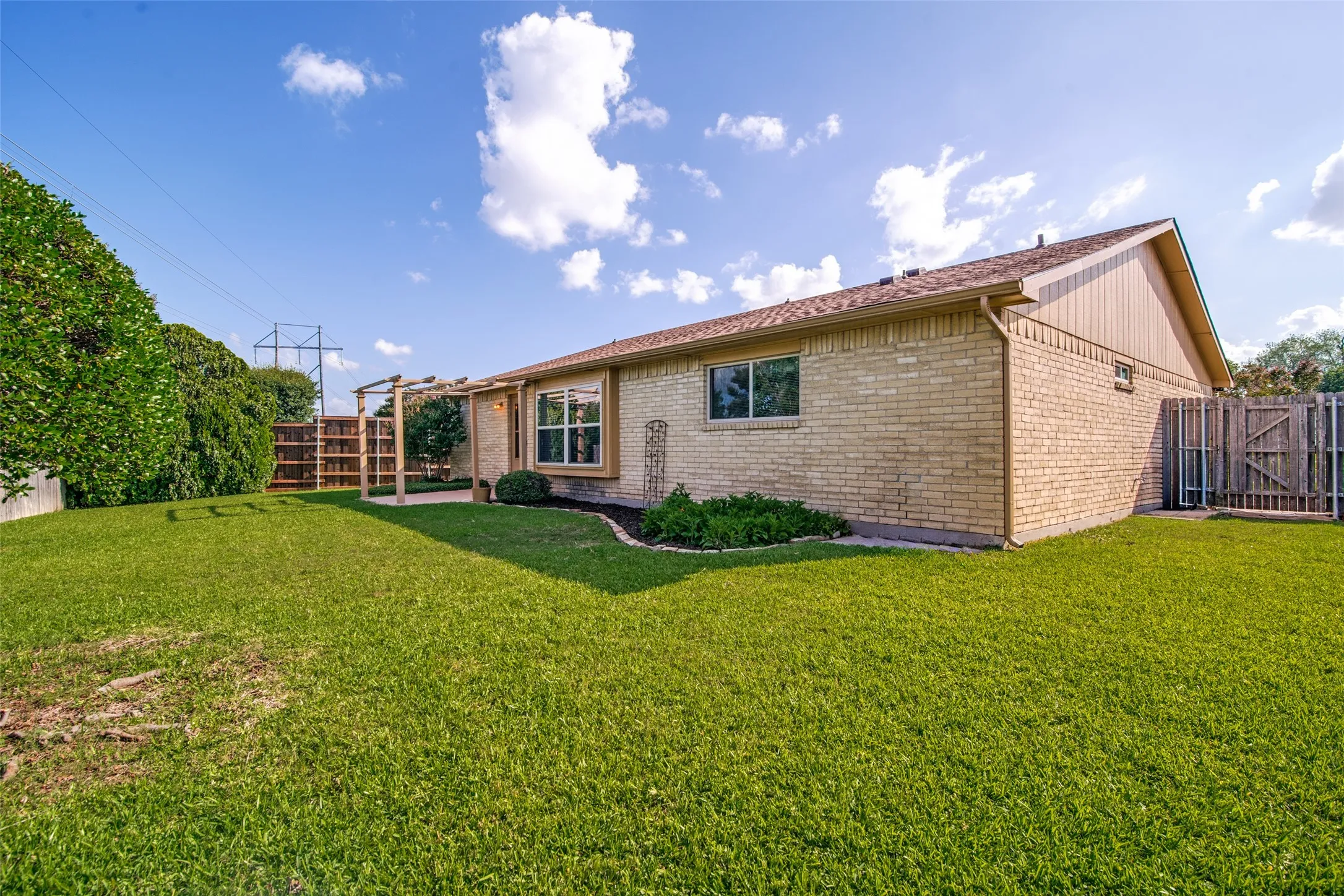 The home features nearly .4 an acre.