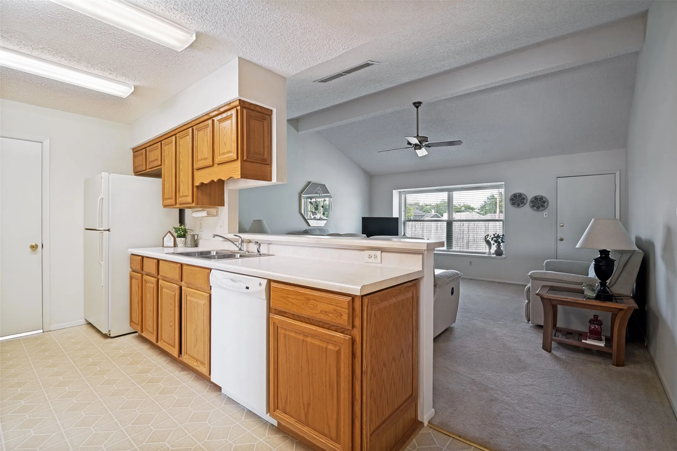 The kitchen layout allows for cooking and entertaining to happen seamlessly