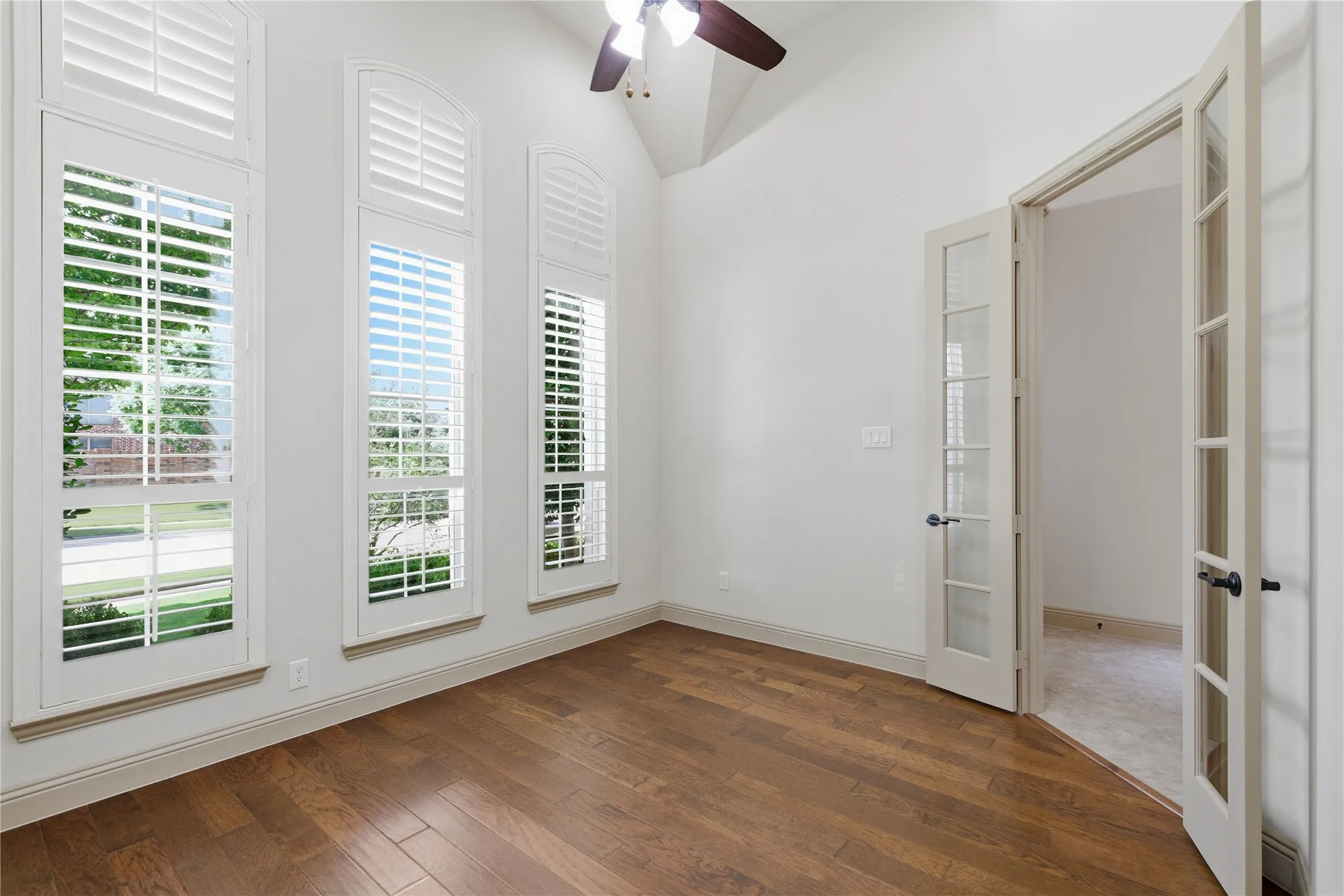 Custom Plantation Shutters and French Doors