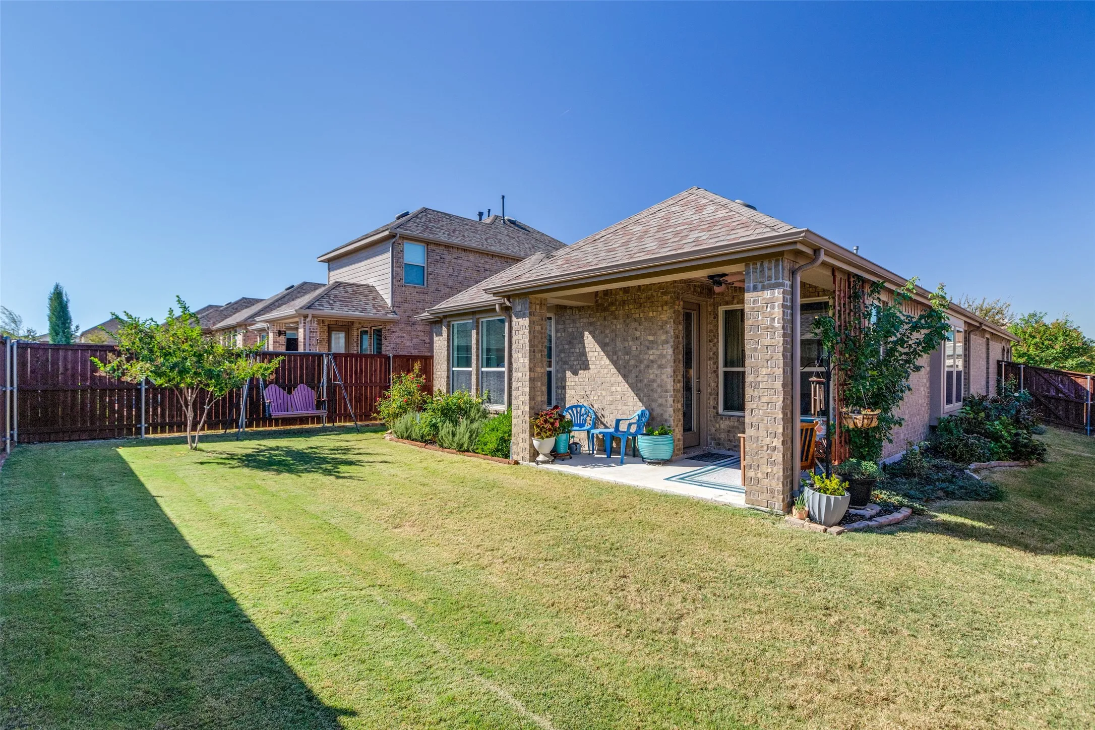 Landscaped Backyard