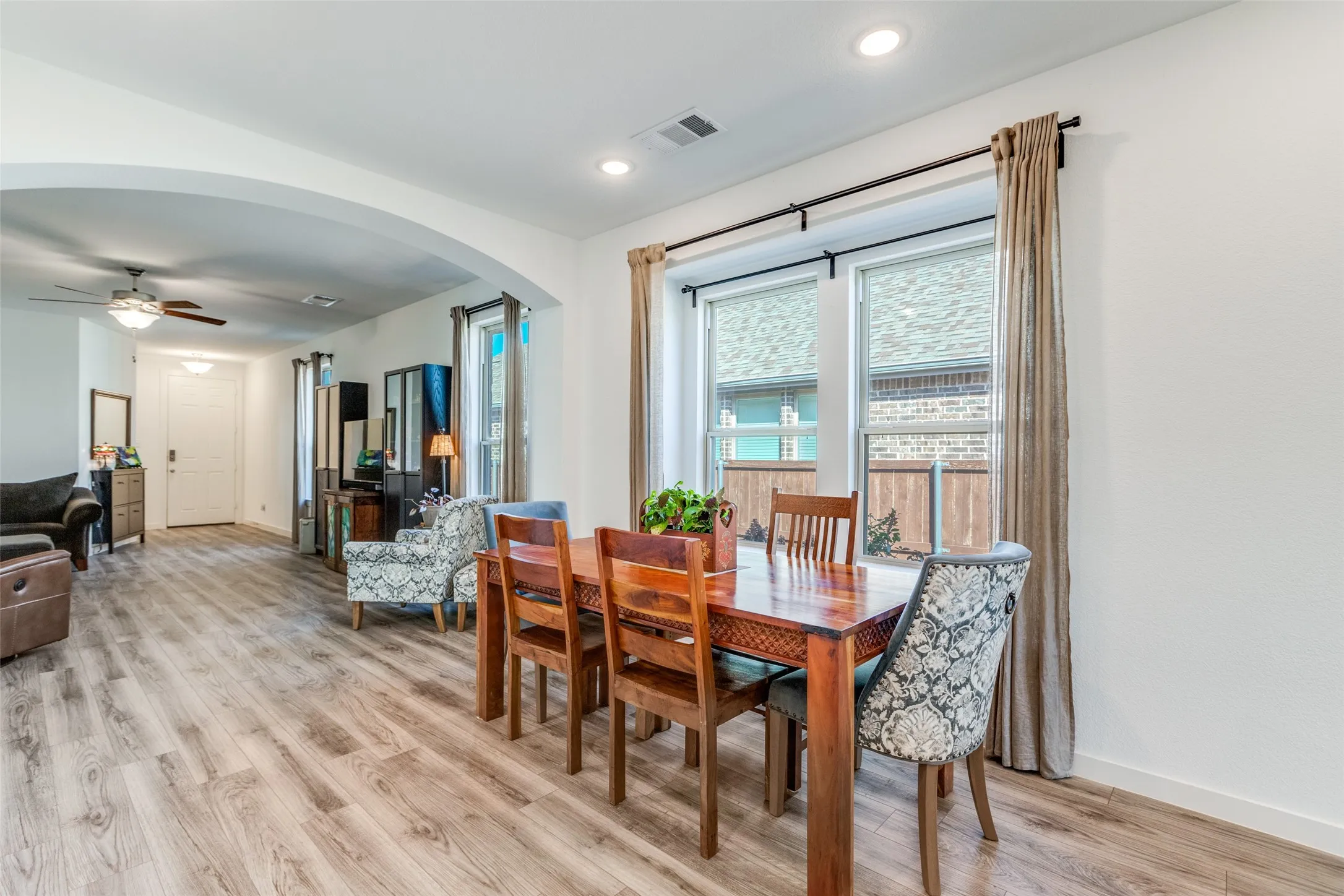 Window Seat in Dining Area