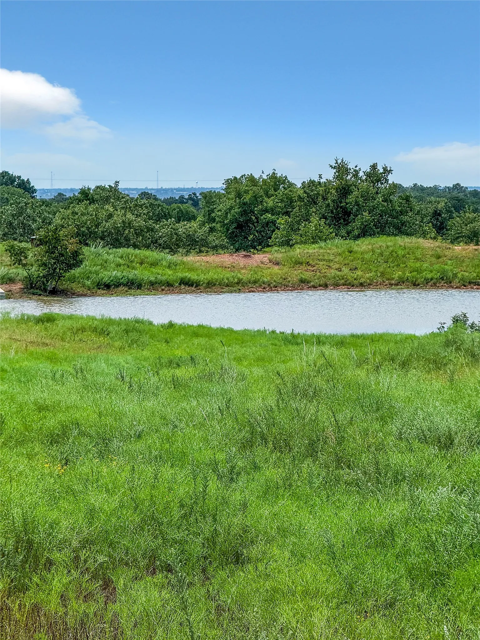 Once pond has dedicated water well supplying it, if necessary
