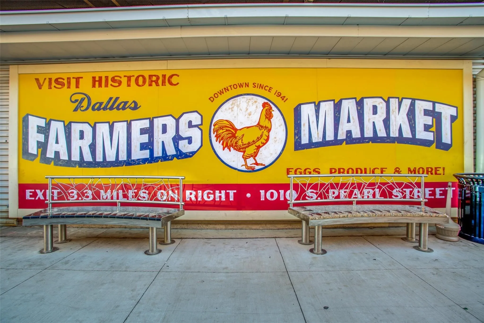 Historic Dallas Farmers Market mural