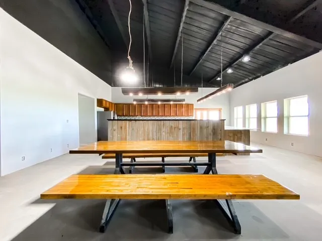 Dining table is negotiable.