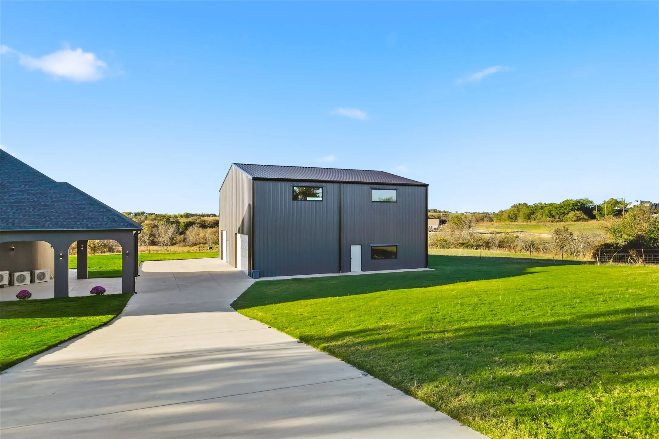 2 story work shop with garage with electric, full bath and freight elevator