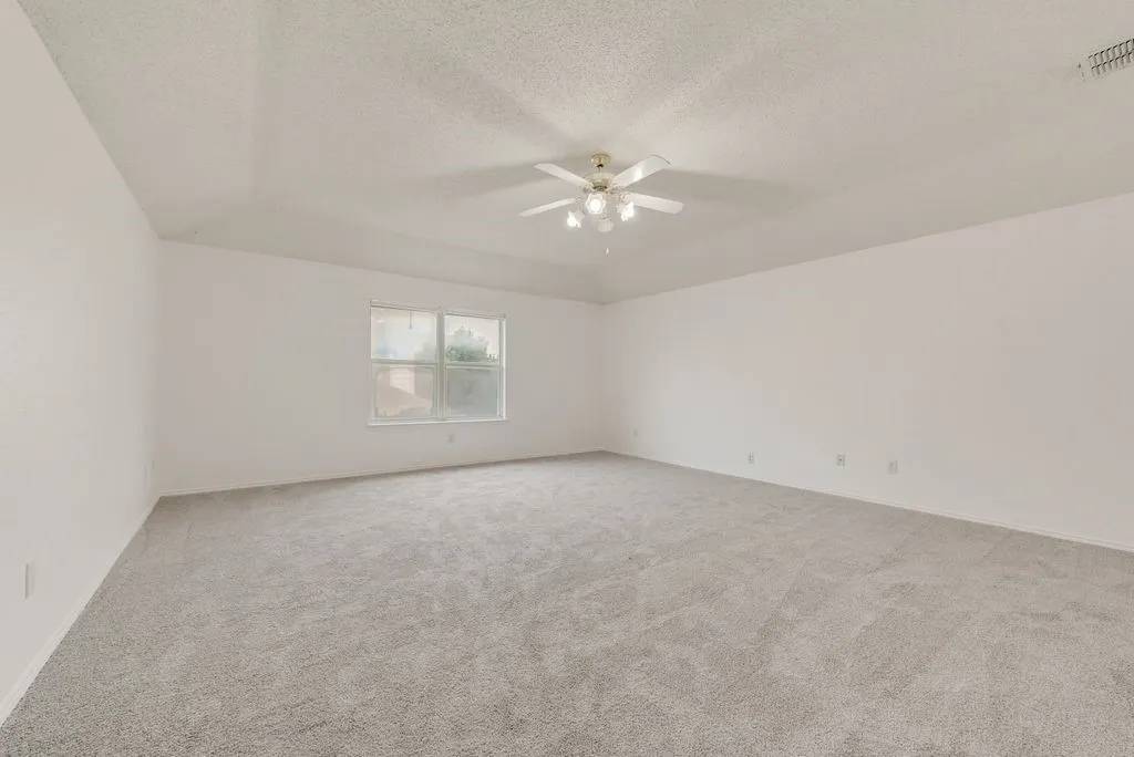 Very nice game room or office upstairs.
