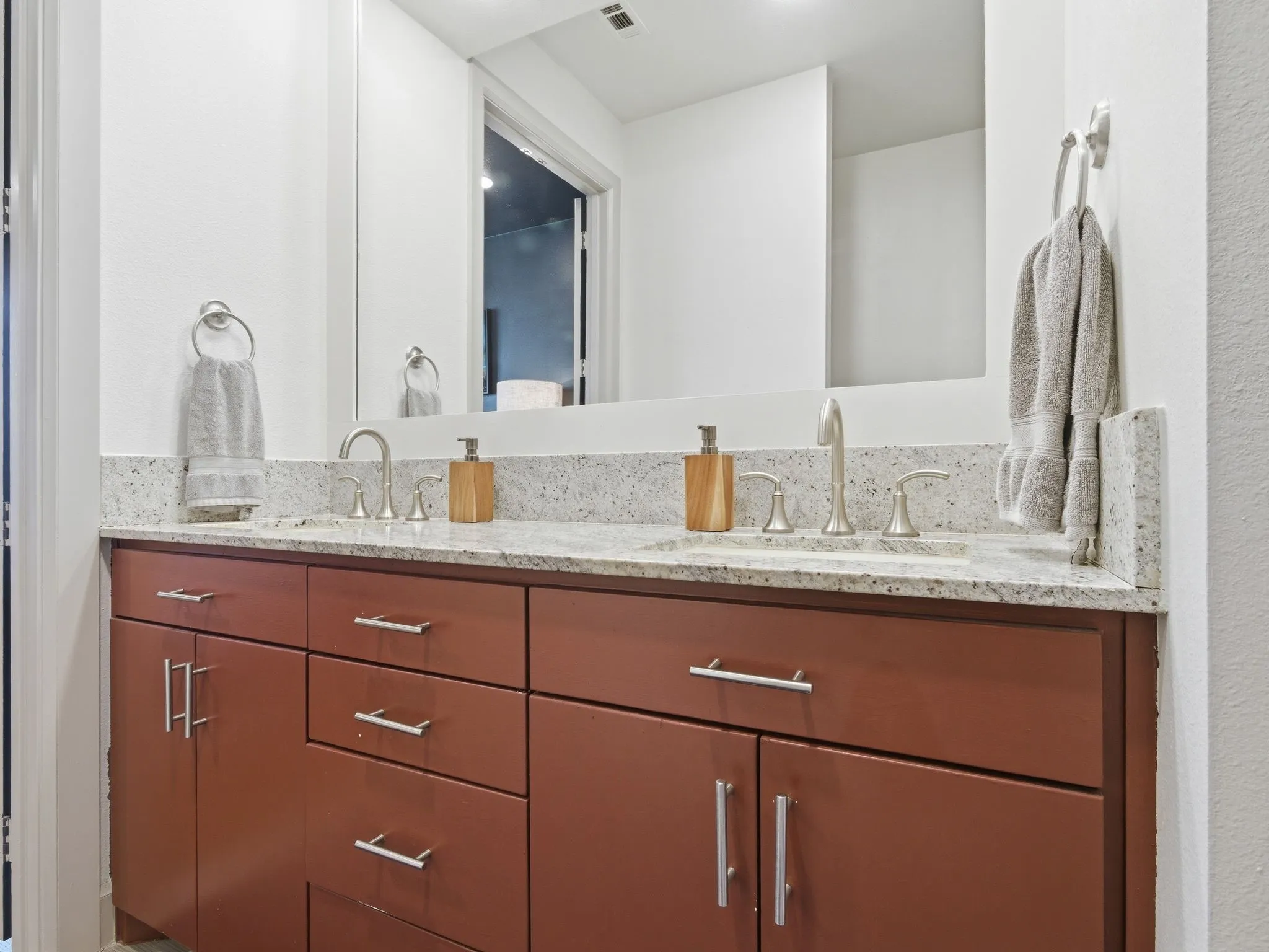 3rd - bathroom vanity area with 2 sinks