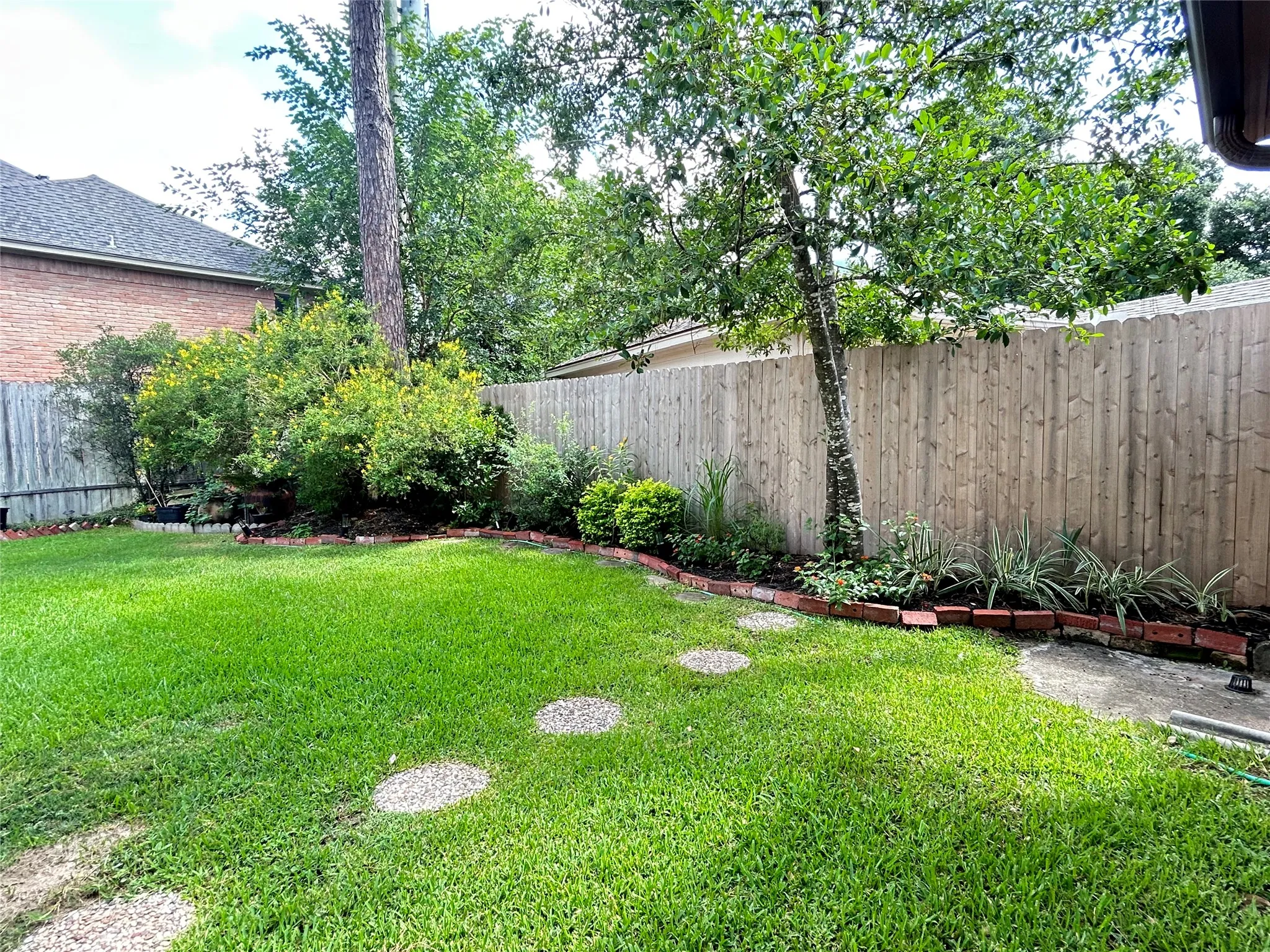 Tasteful landscaping