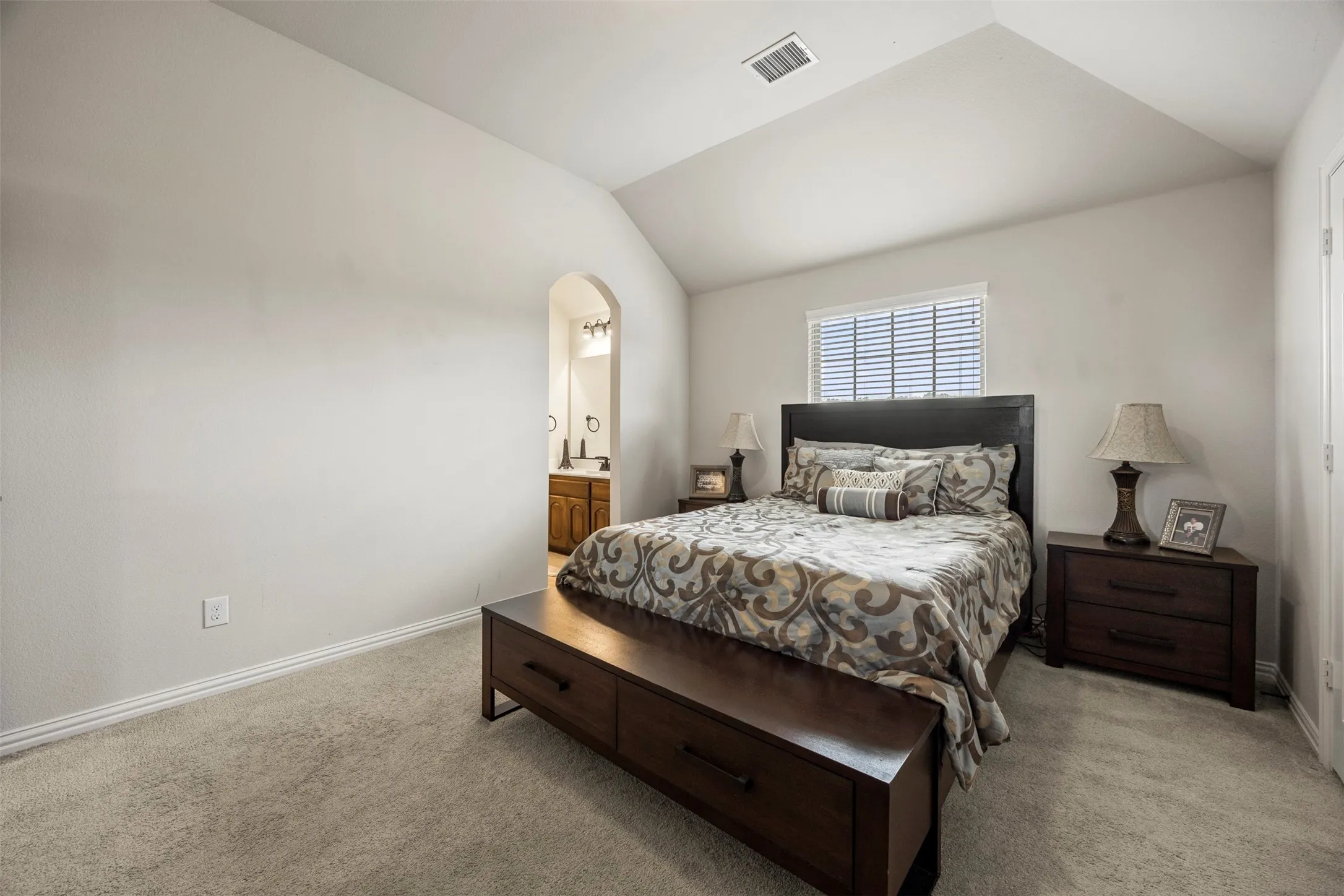 Upstairs Secondary Bedroom with Jack and Jill Bath