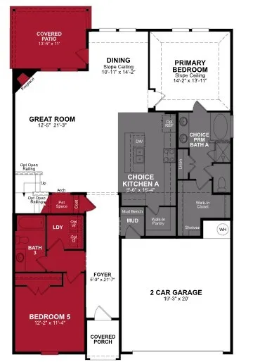 Beazer Homes Chalk Hill Rainier Floorplan.