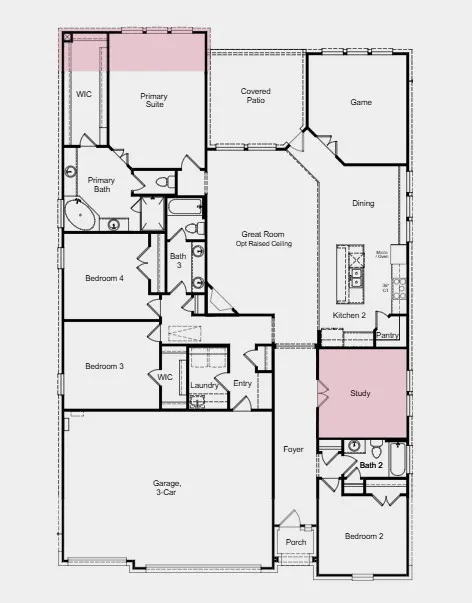 Additional Highlights Include: extended primary suite and walk in closet.