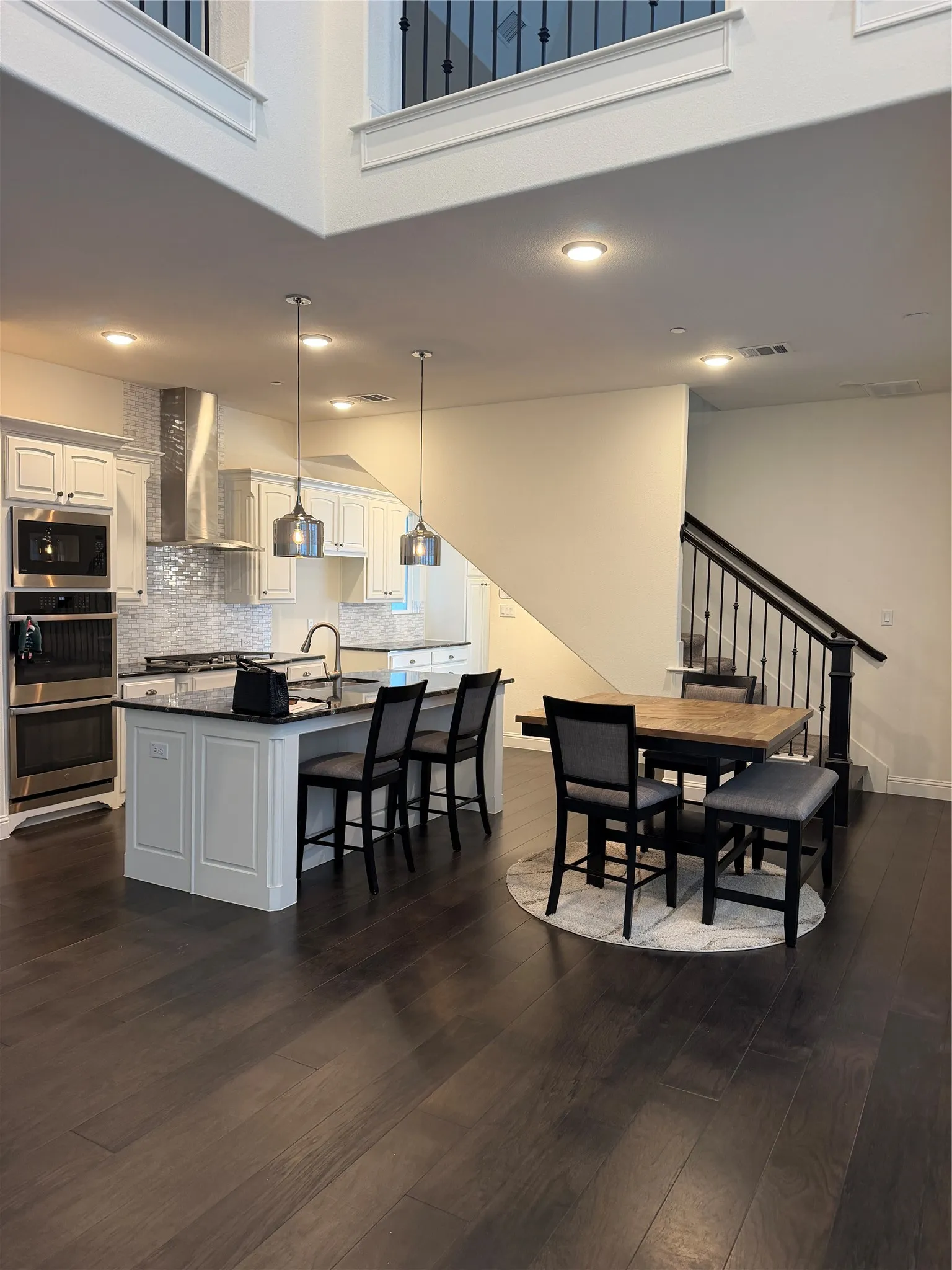Kitchen island and dinning