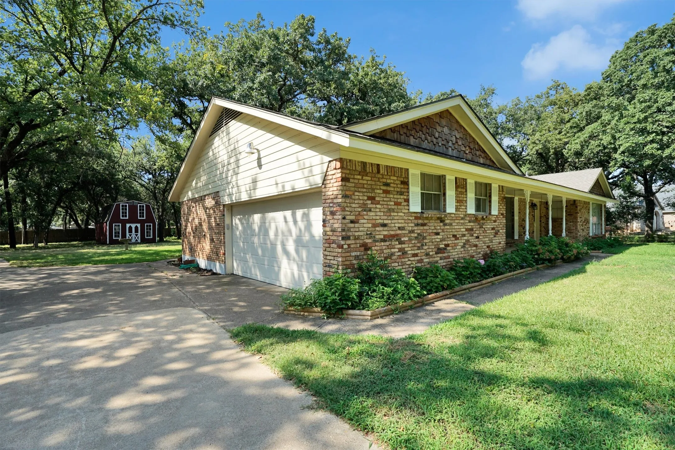 2-car attached garage