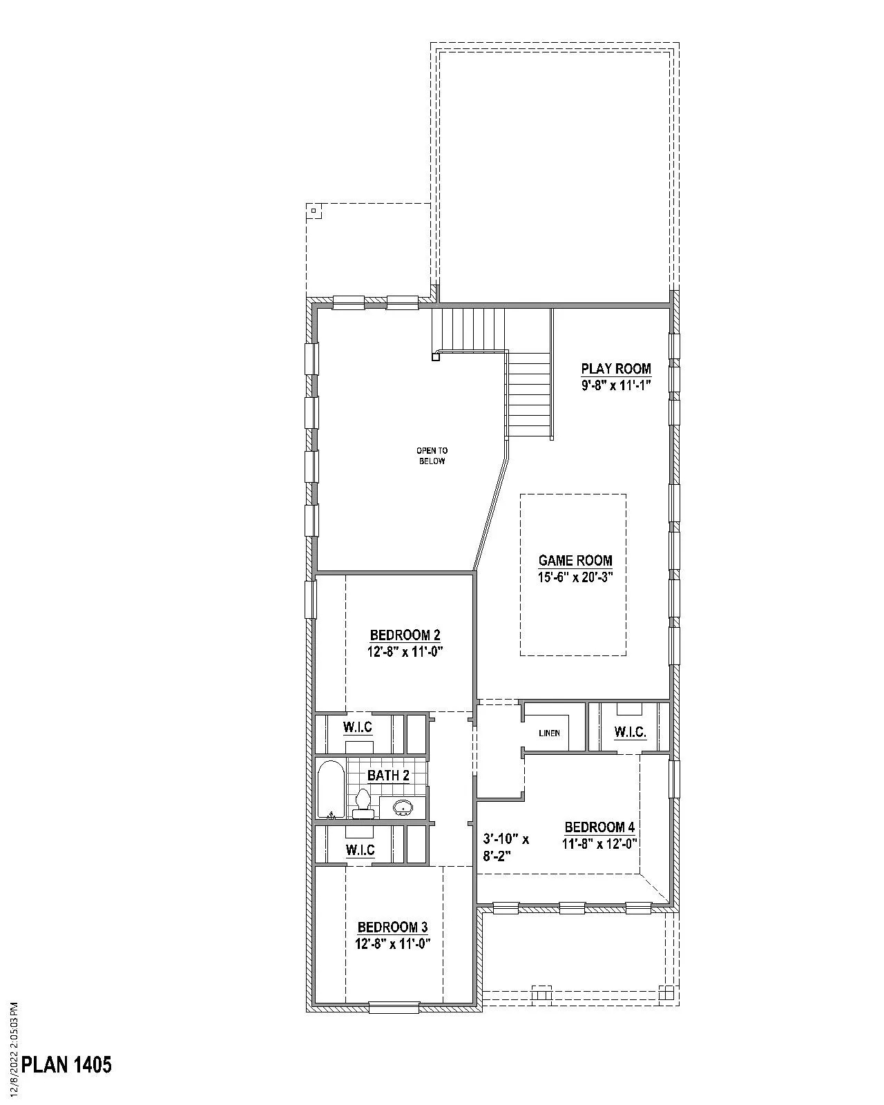 2nd Level Floor plan