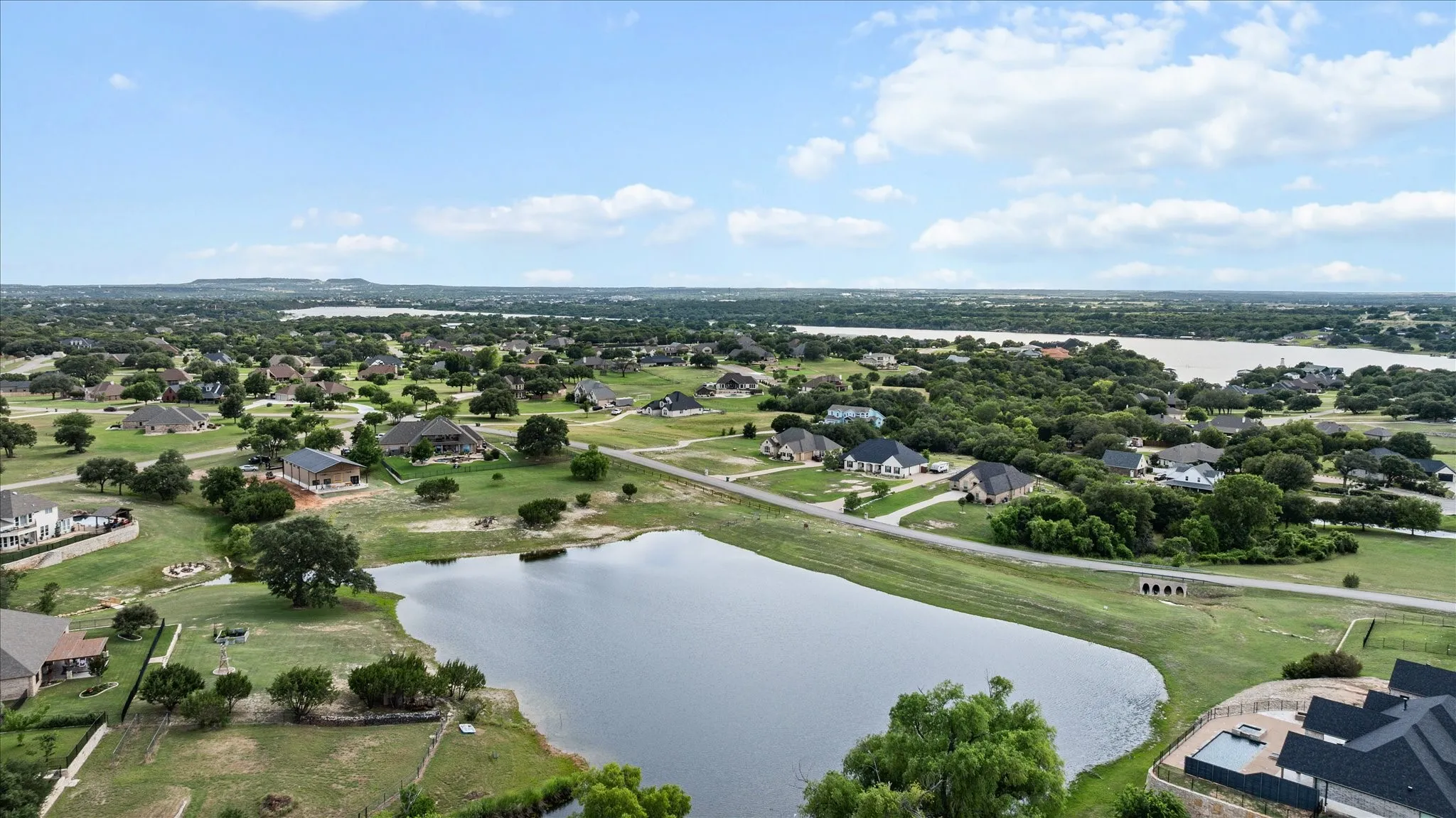 Community fishing pond