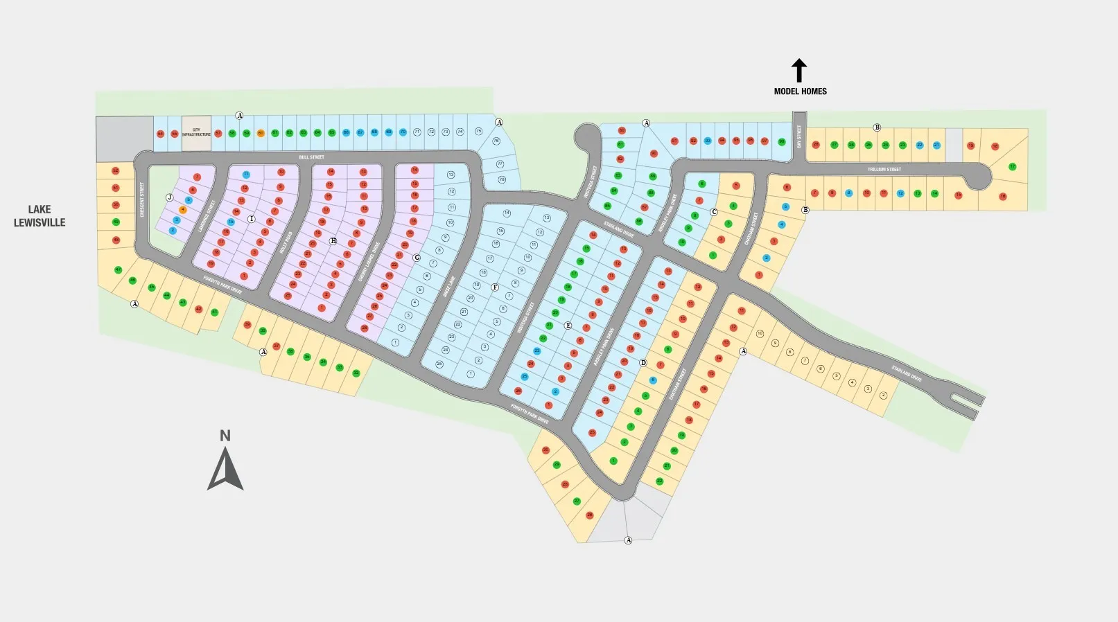 South Oak Site Map
