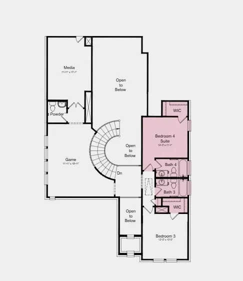 Additional Highlights Include: Brick front porch, additional secondary bath on second floor, extended covered outdoor living and primary suite, exterior gas drop, slide-in tub at primary bath, and pendant lights at kitchen island.