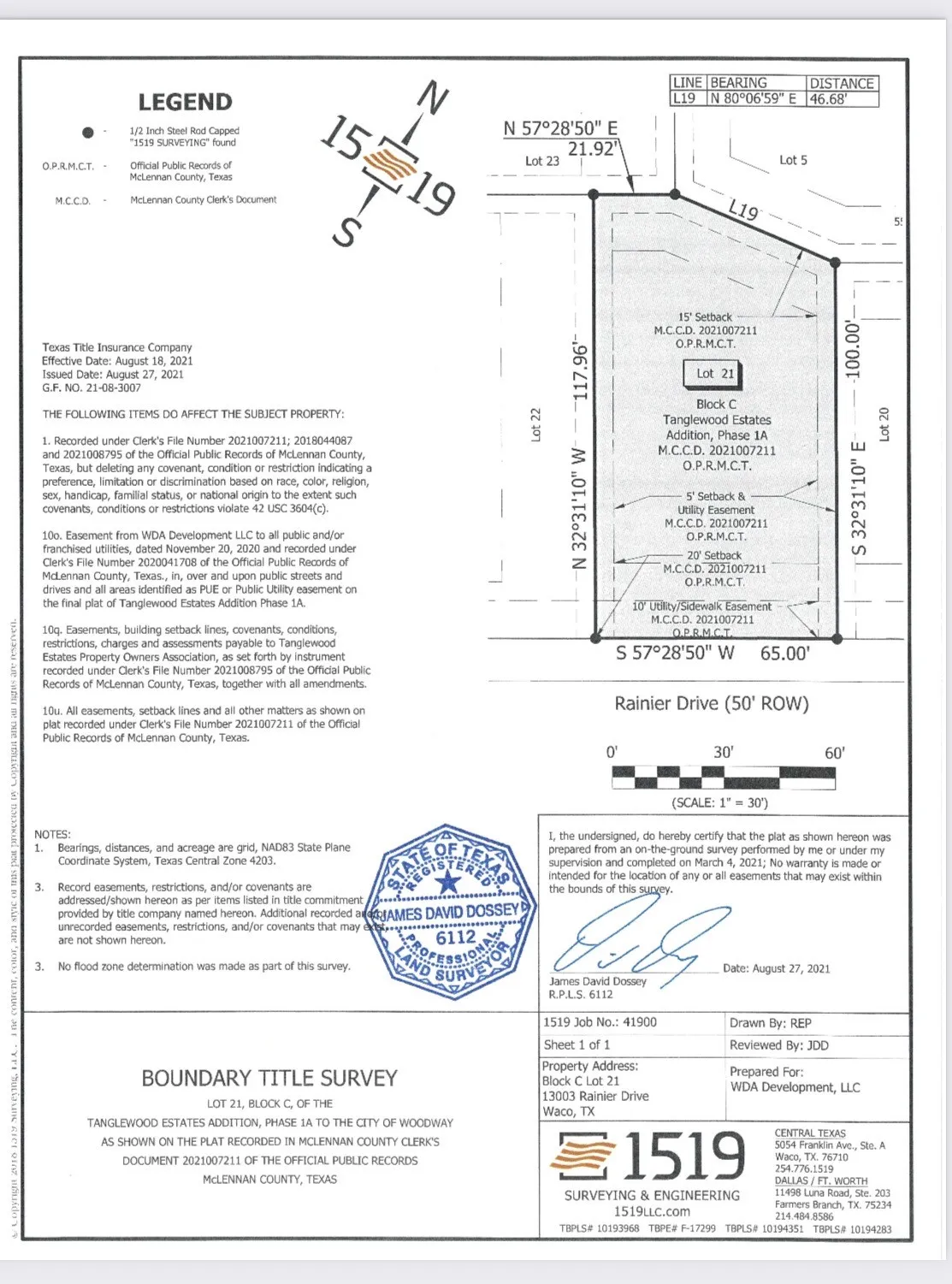 Improved Land For Sale in Mc Lennan County , 13003 Rainier Drive, Woodway, Texas 76712, 0, 0, Garage spaces, 0 Sqft, built in 0, Price $79,000, mls#21300784, Real Estate Agent in Woodway, Homes For Sale in Mc Lennan county, Homes For Sale in Woodway, Realtor in Woodway Texas, Real Estate Brokerage Independent Realty Texas, Luminita Cordes Realtor