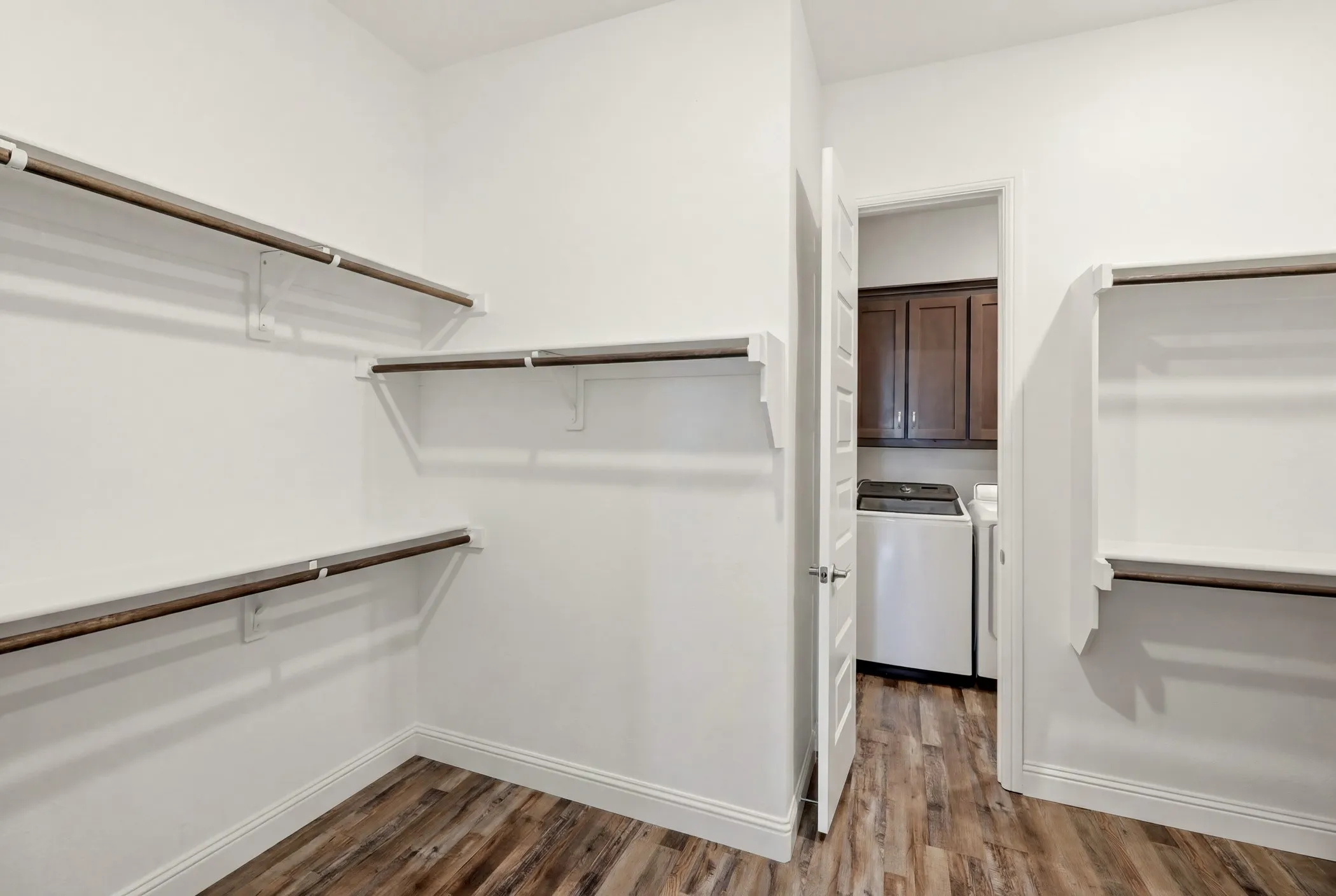 Primary closet leads to laundry room - the best design!
