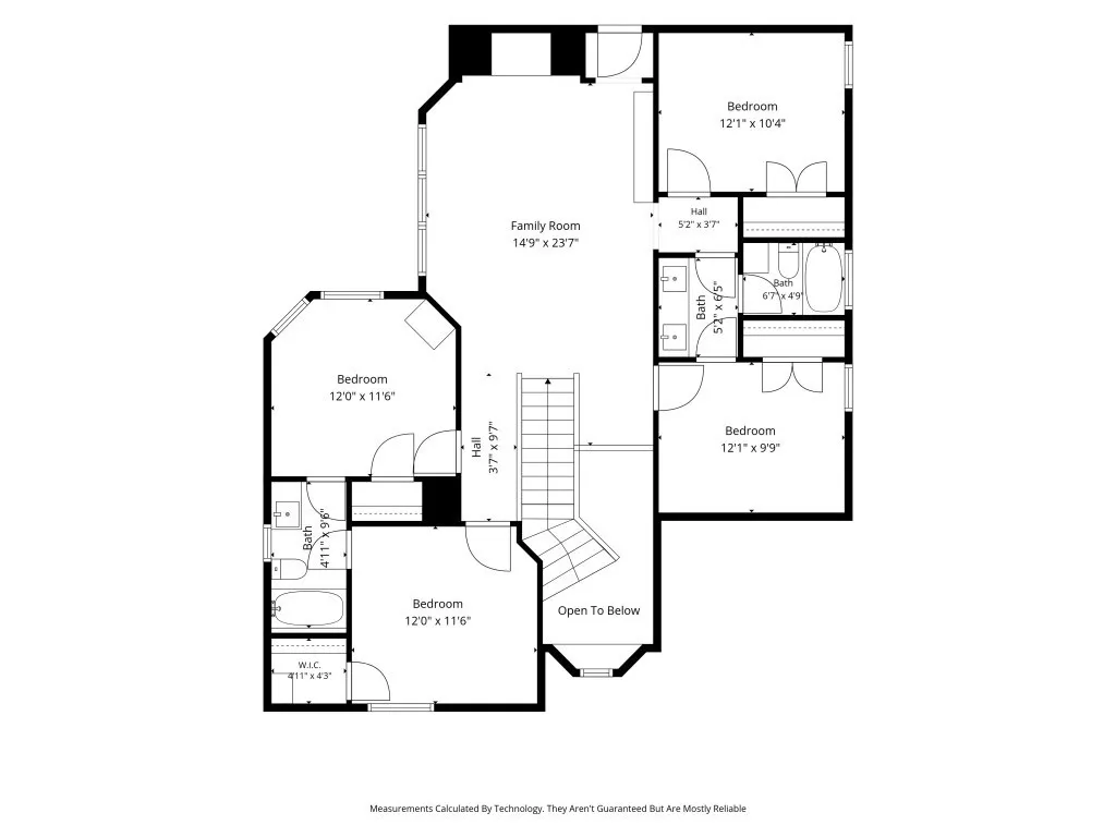 Floorplan for the 2nd floor