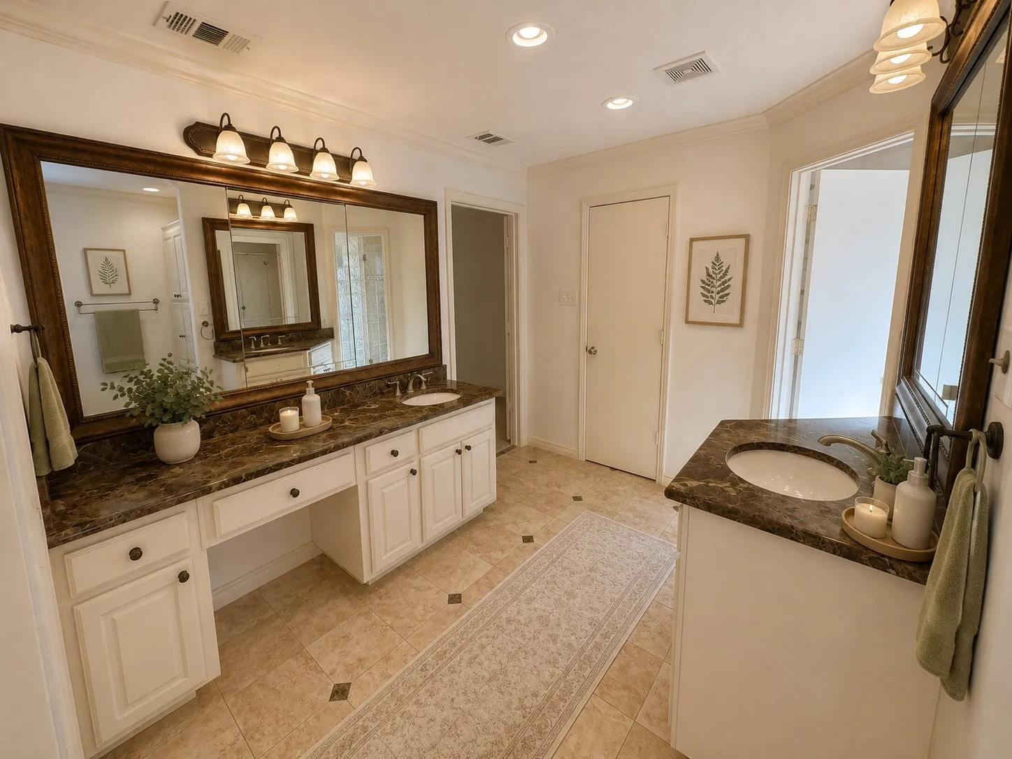 master bathroom 2nd picture - virtually staged