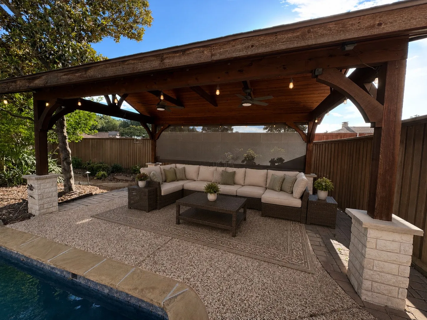 cabana - virtually staged