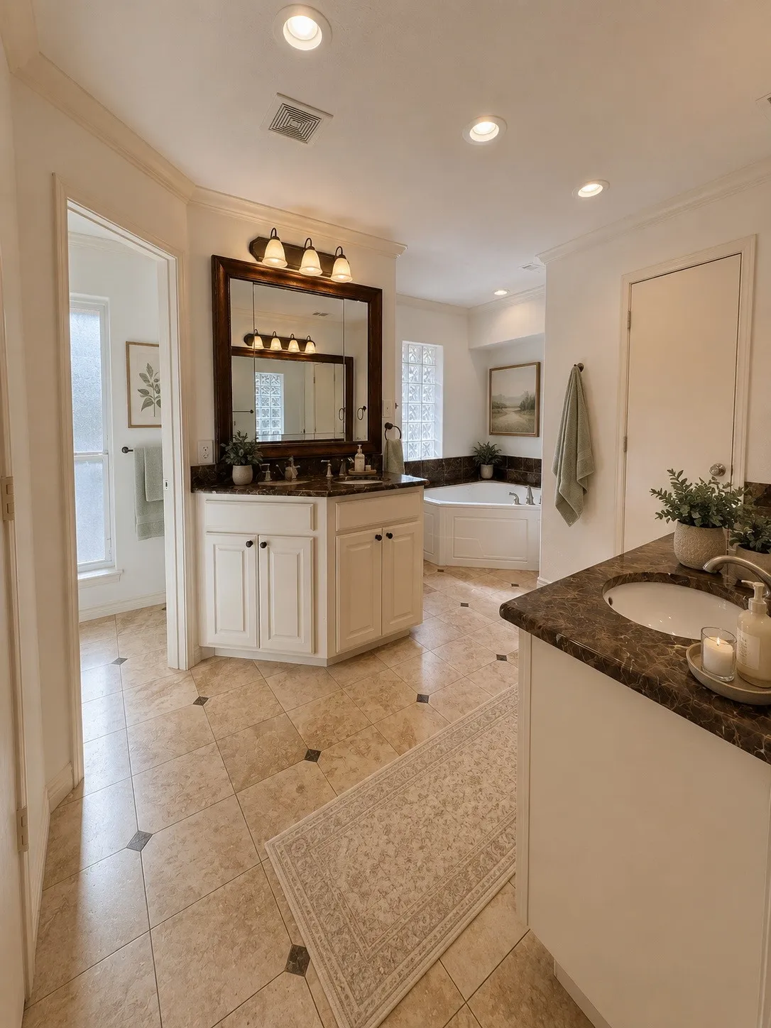 master bathroom 3rd pic - virtually staged