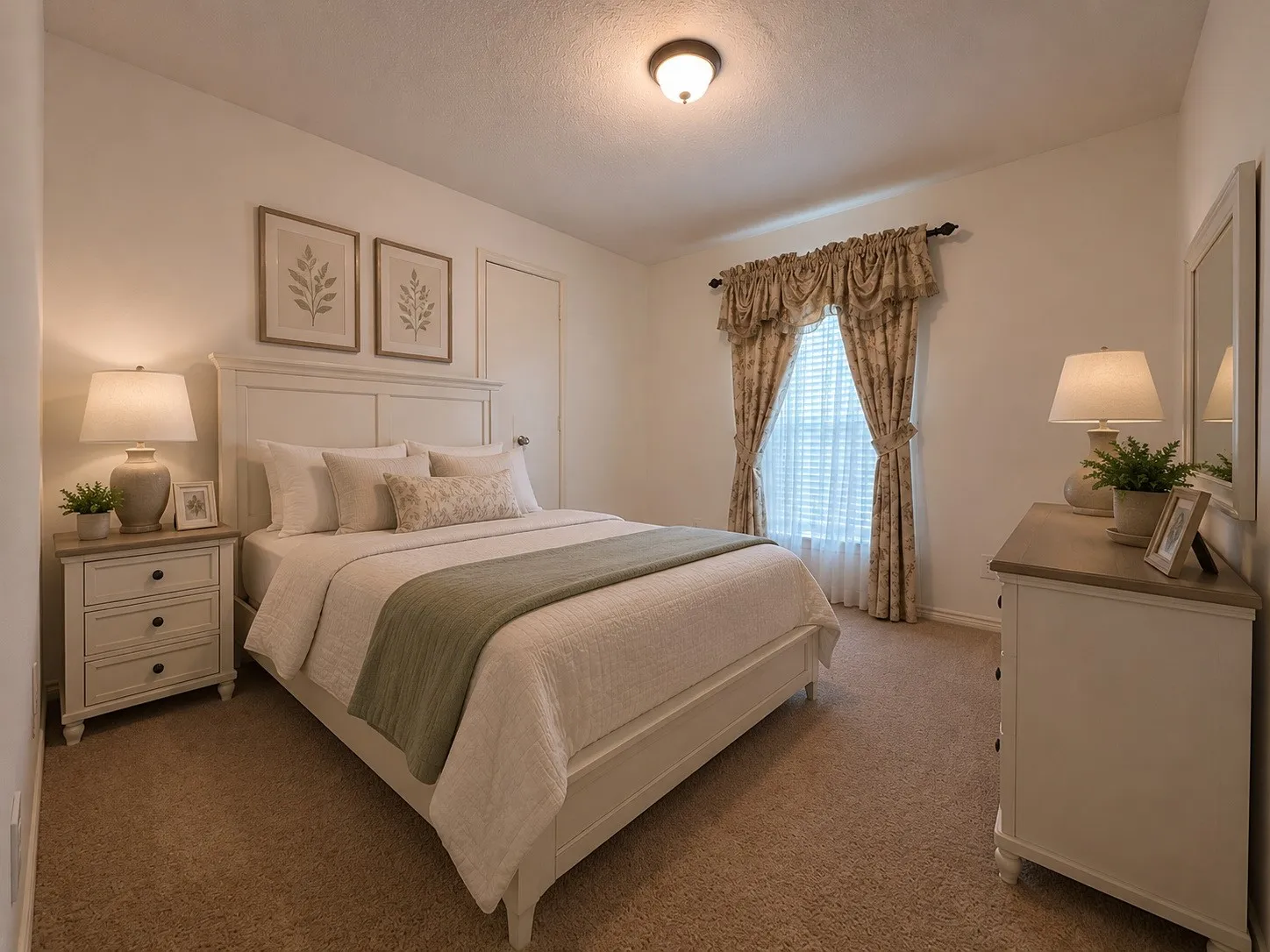 3rd bedroom - virtually staged