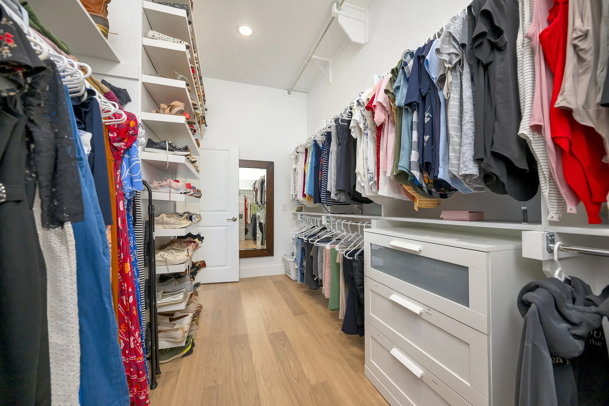 Large primary closet