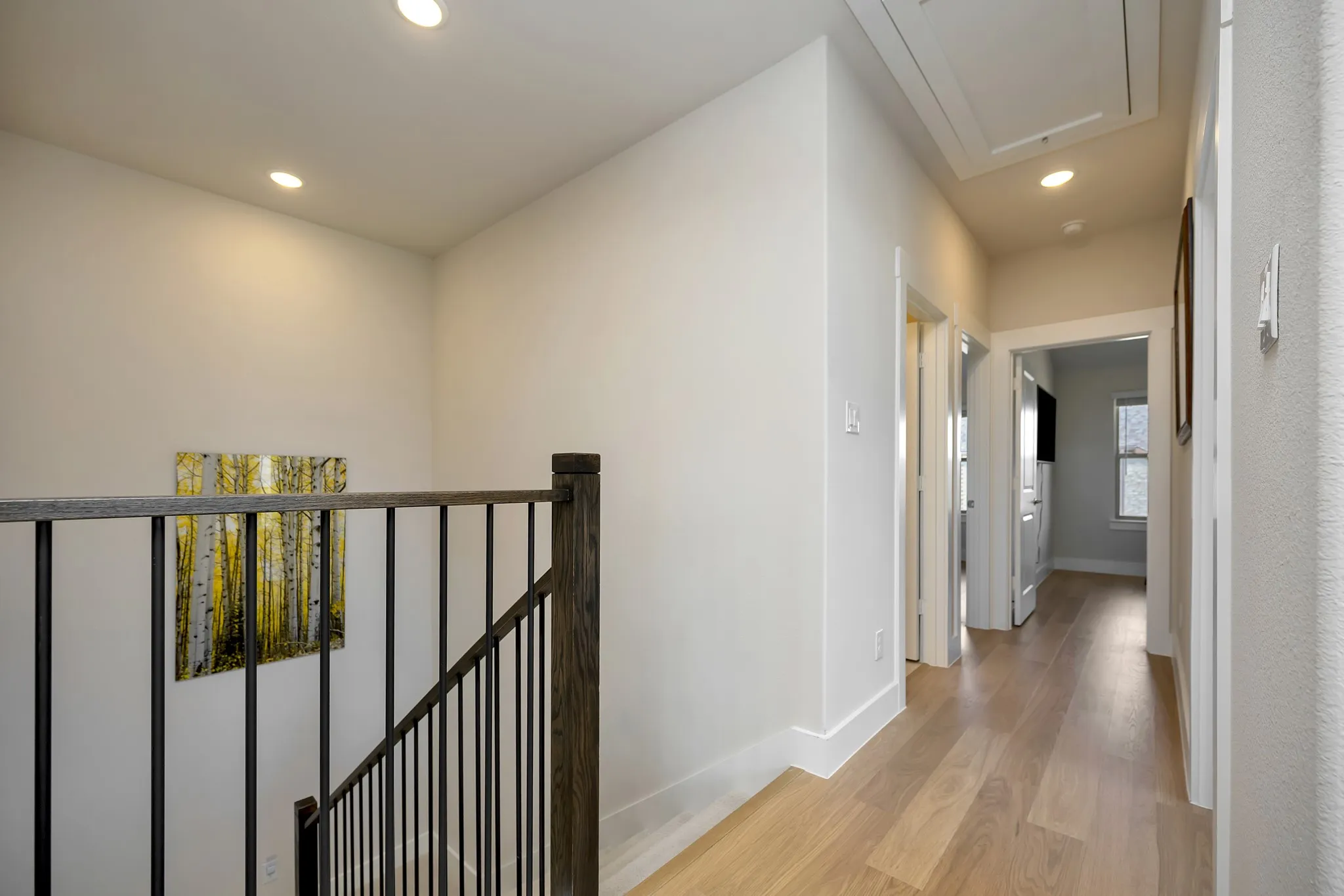 Upstairs Hallway and loft