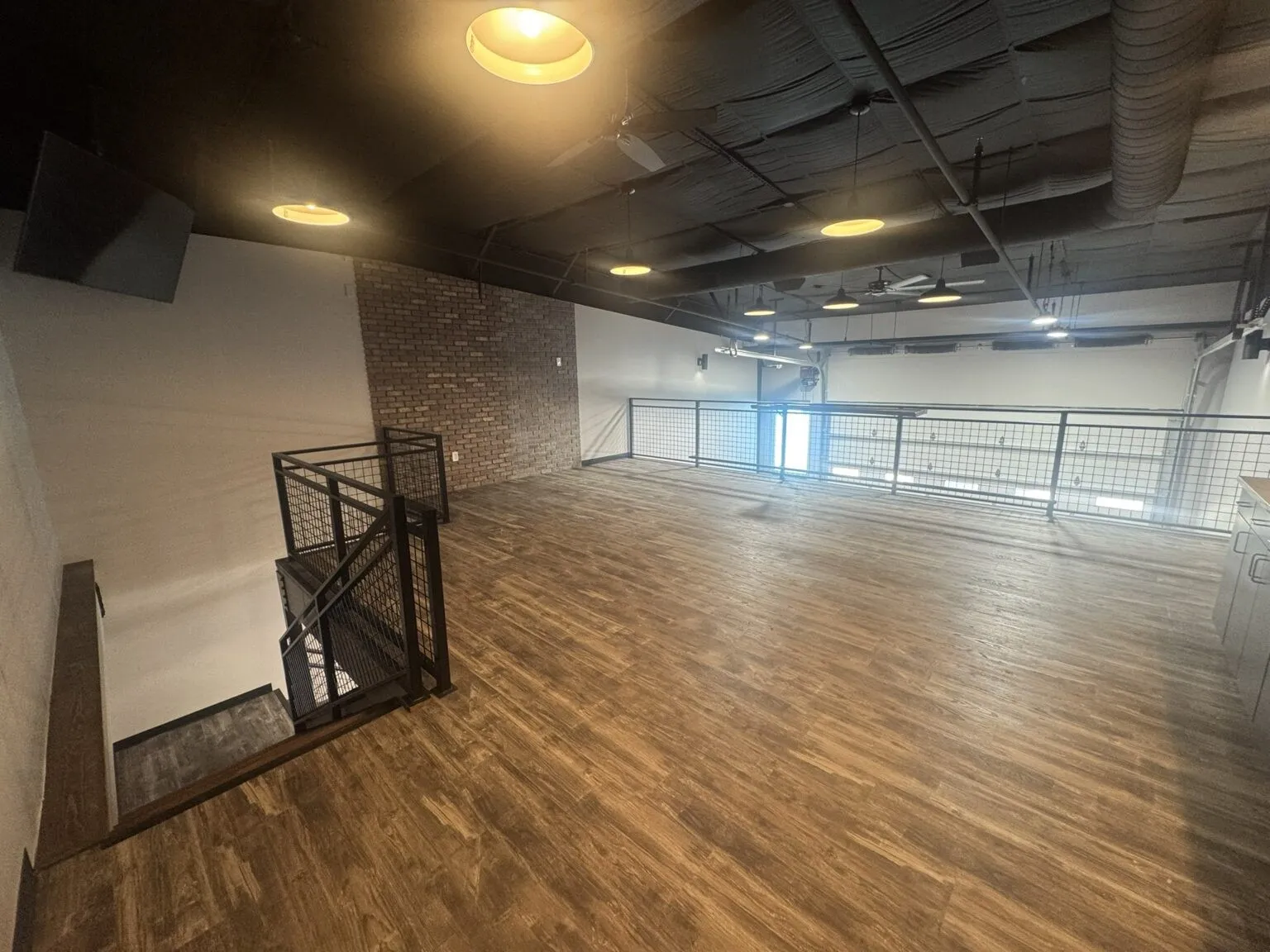 500 sf mezzanine