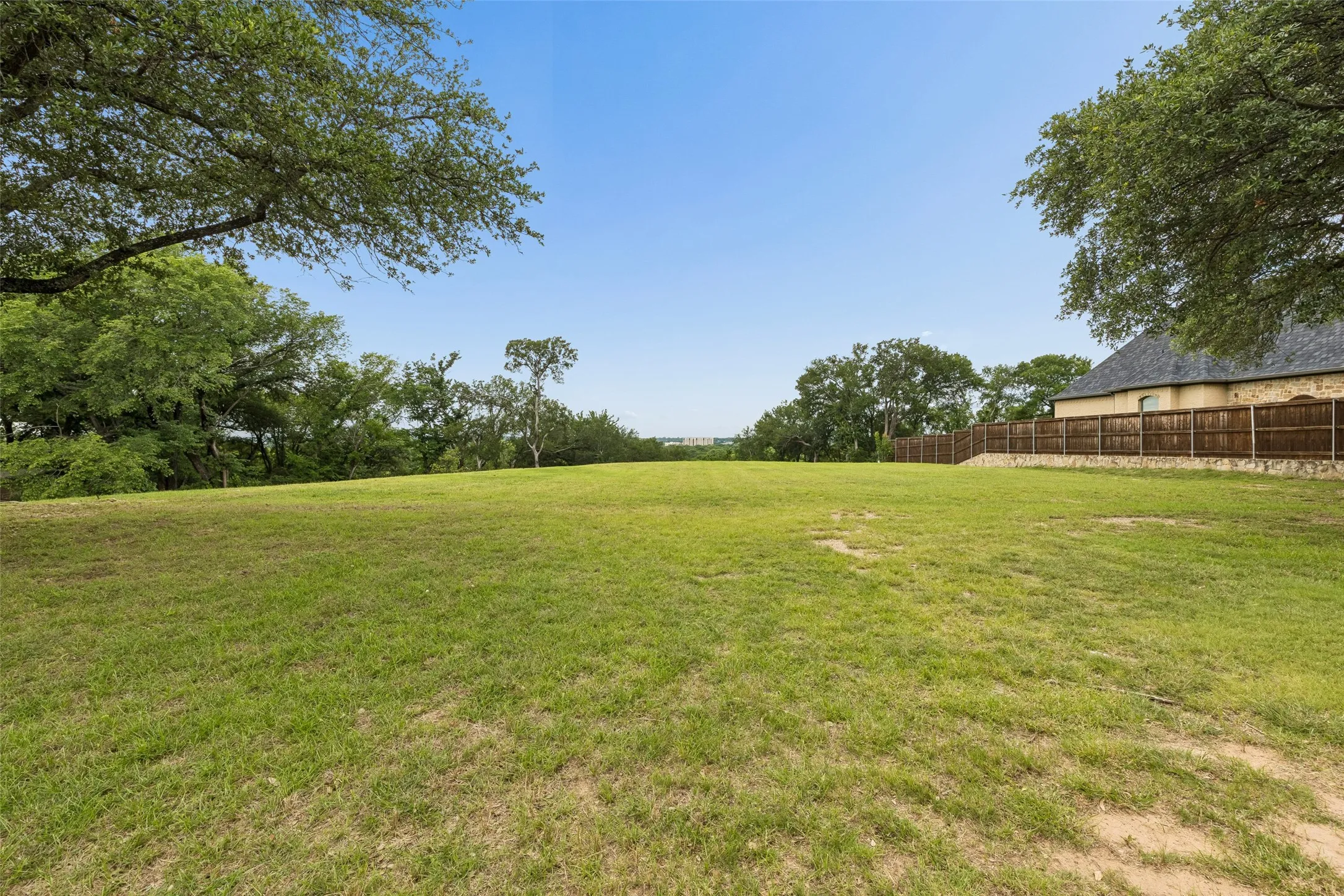 Open/prepped build area offers a strong starting point for a future custom estate in Overton West.
