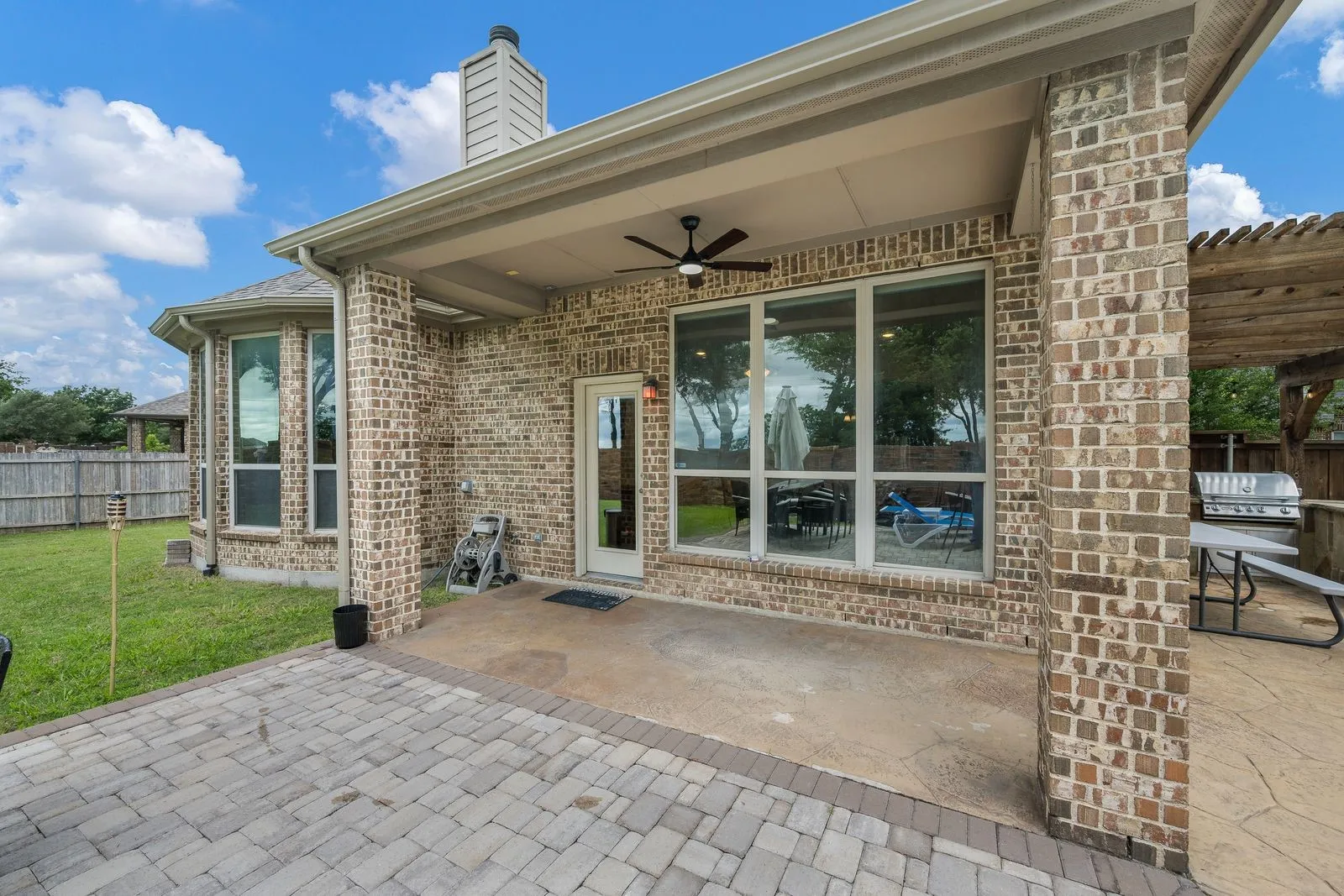 Covered patio