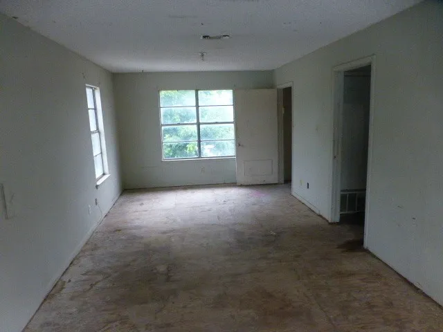 Apartment behind house