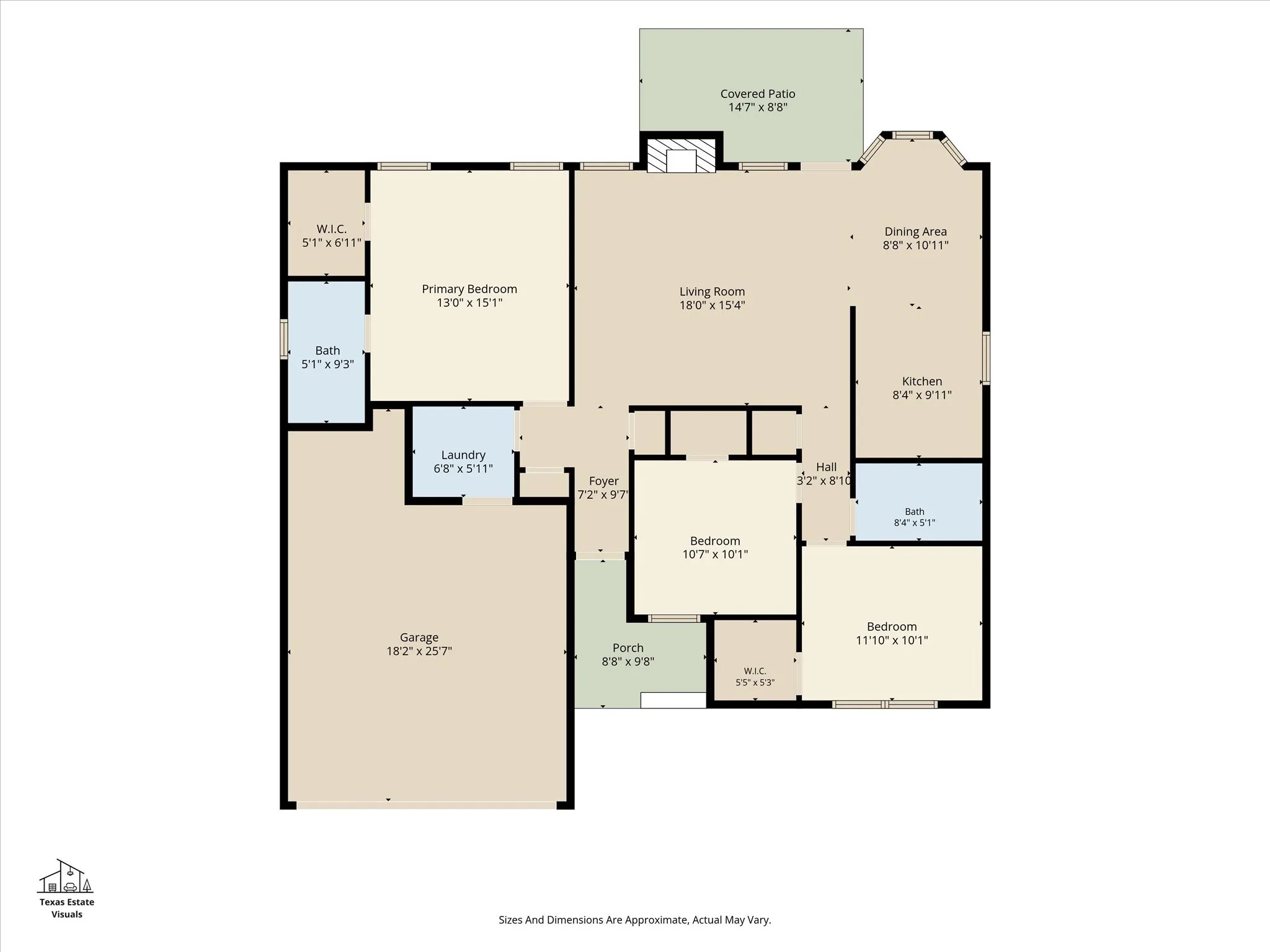Floor plan 1008 Green Ridge Terrace in Saginaw, TX. Close to parks, pickle ball and tennis ball courts and endless shopping and dining
