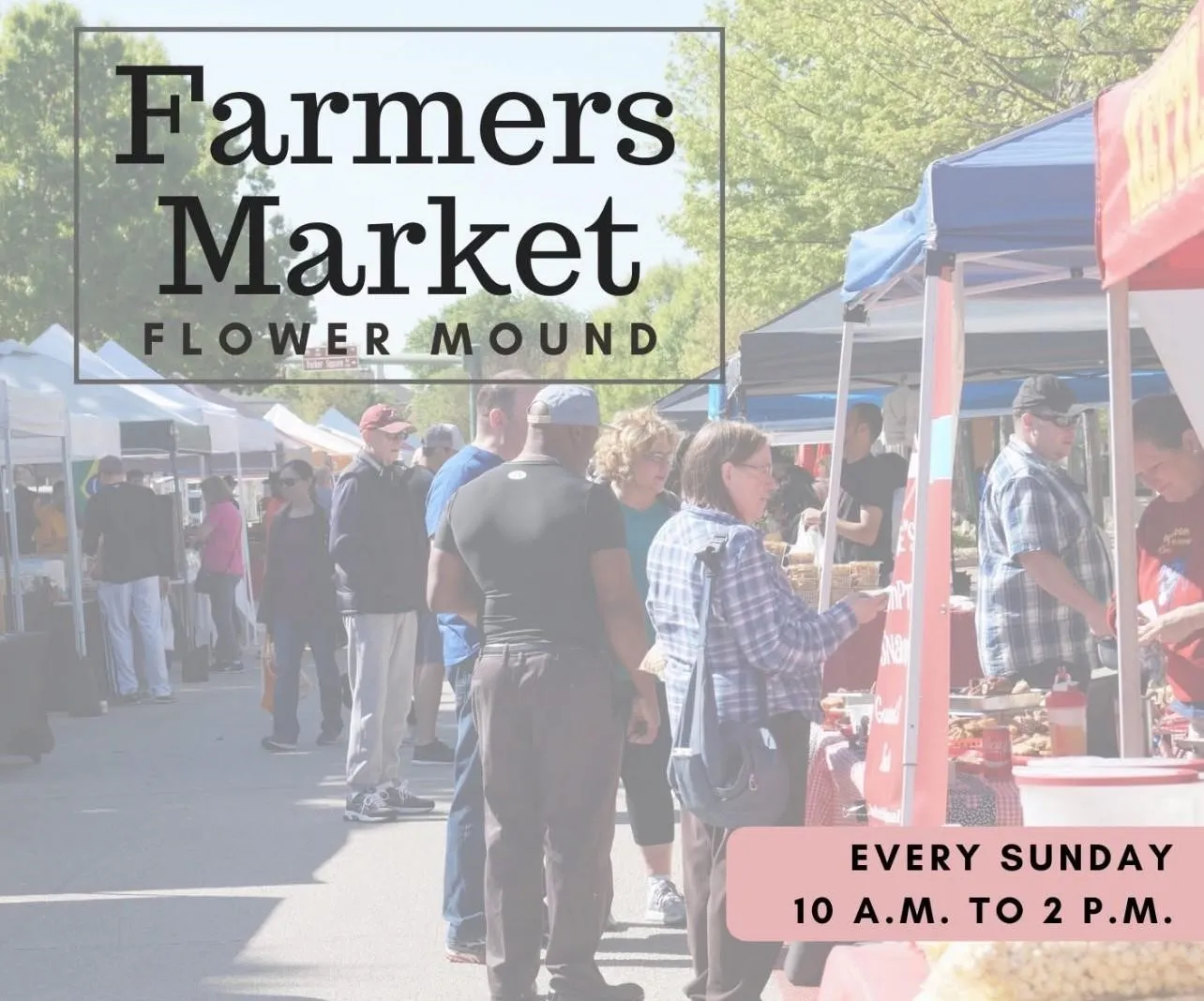 Walk to the popular Riverwalk Farmers Market every Sunday