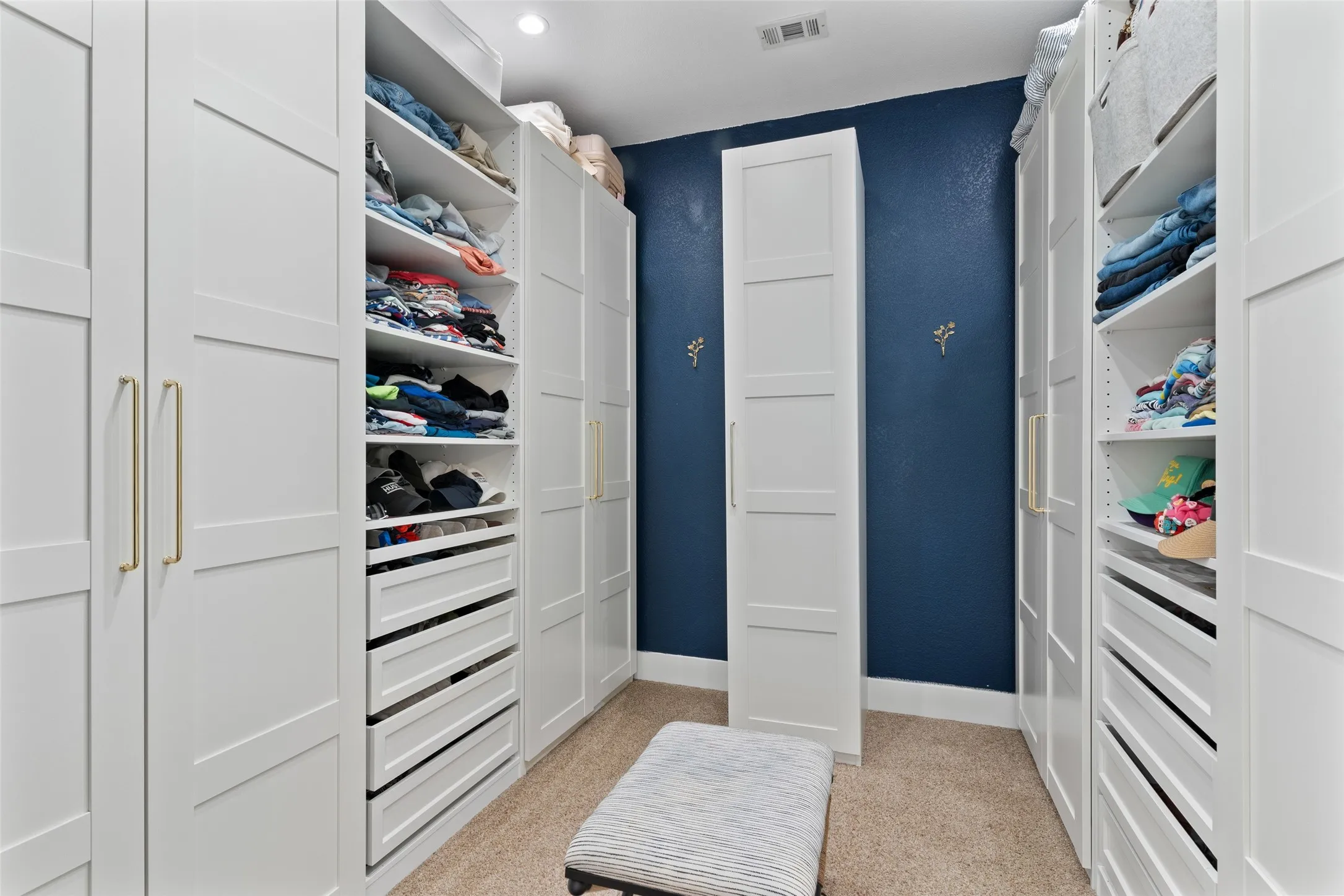 Custom walk-in closet
