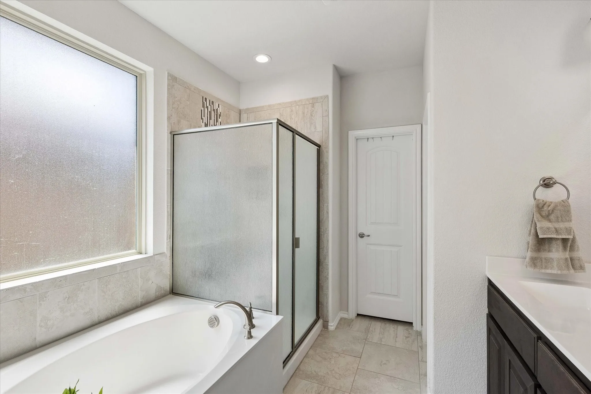 Soaking Tub and Walk in Shower