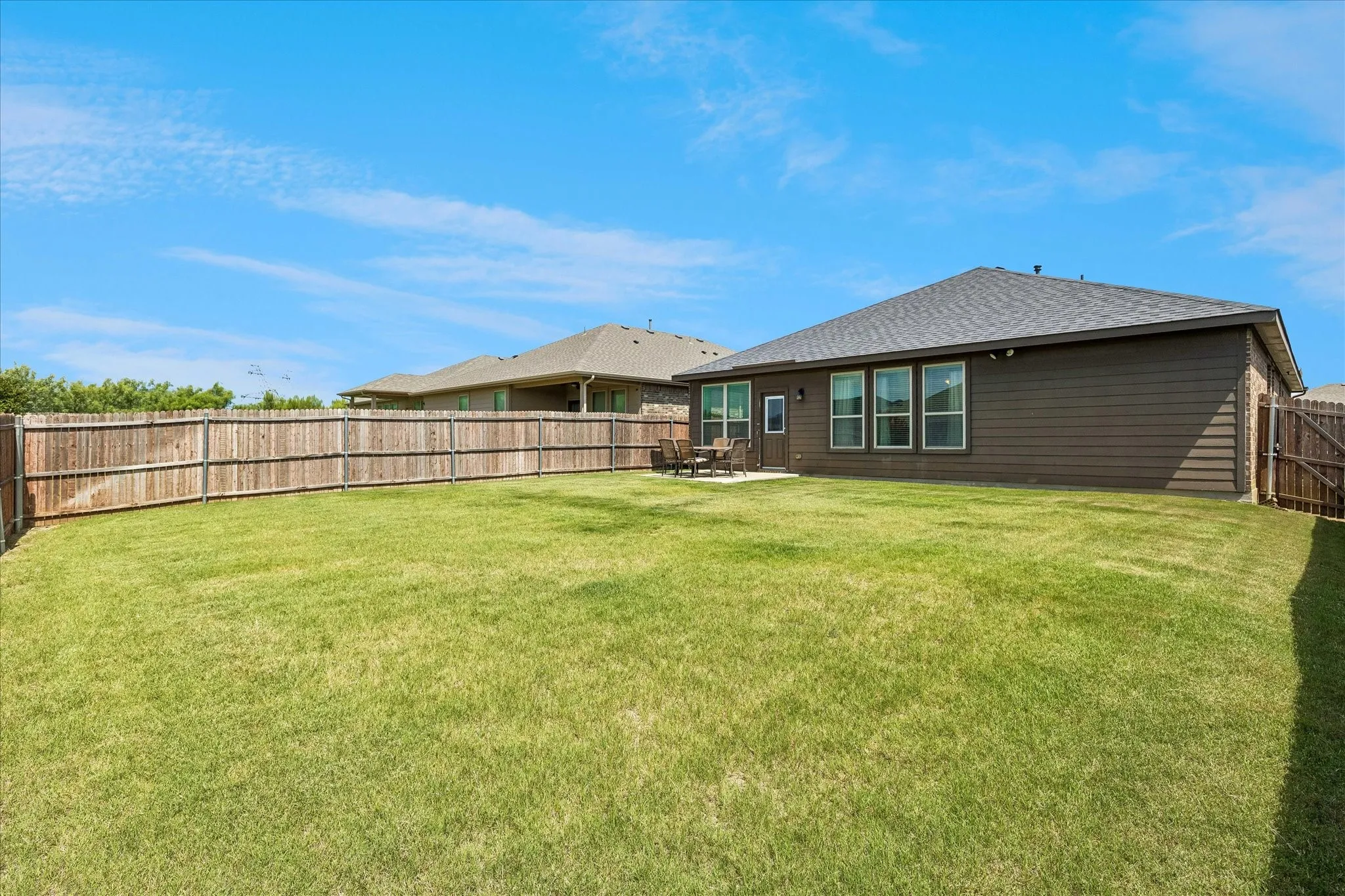 Large Backyard with Patio