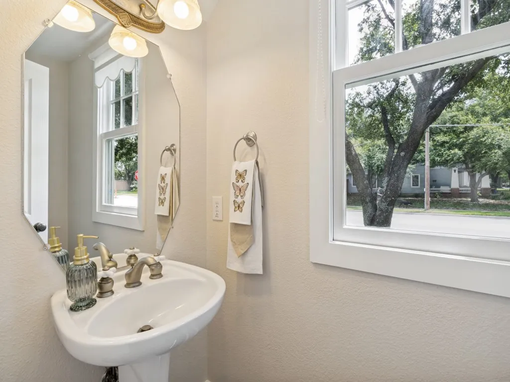 downstairs half bath