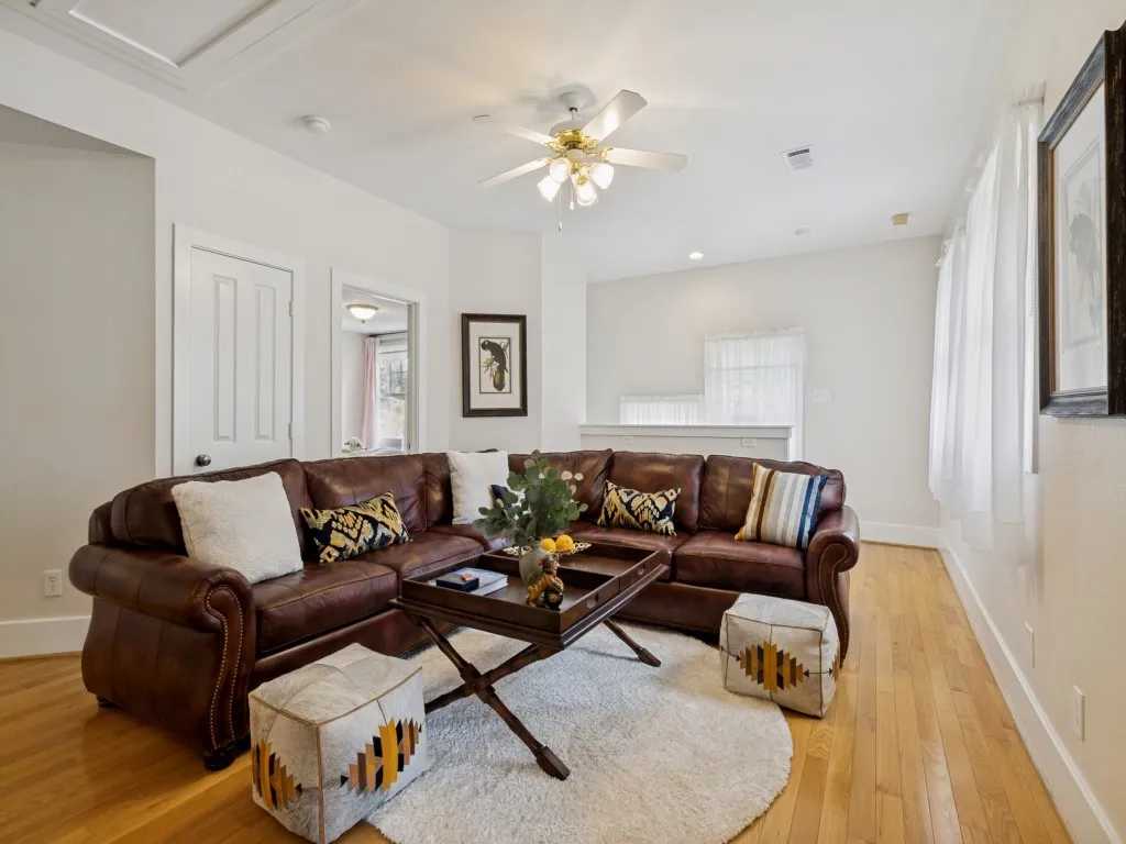 Upstairs game room