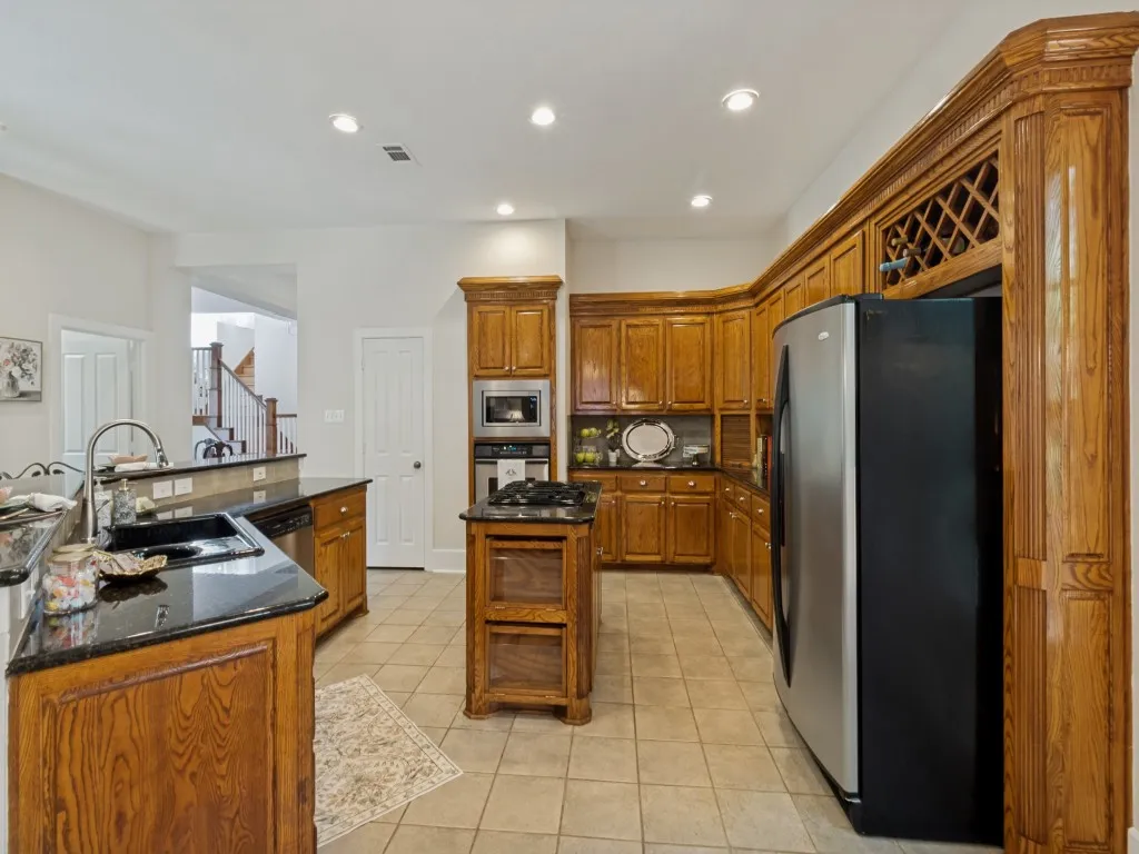 quality cabinets could be painted to buyers taste.  Full pantry