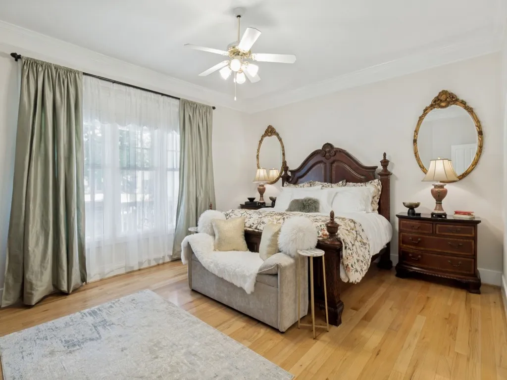 primary bedroom on first floor