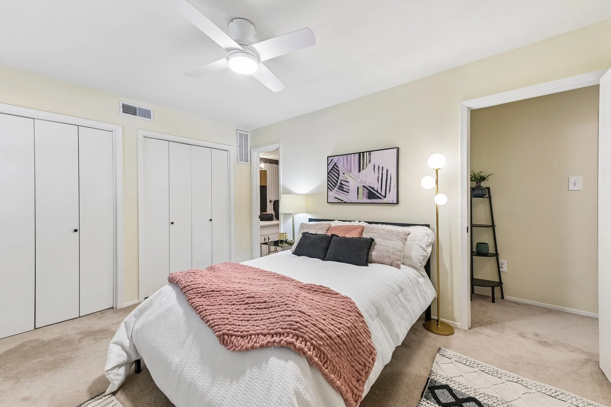 2nd bedroom with ensuite bathroom