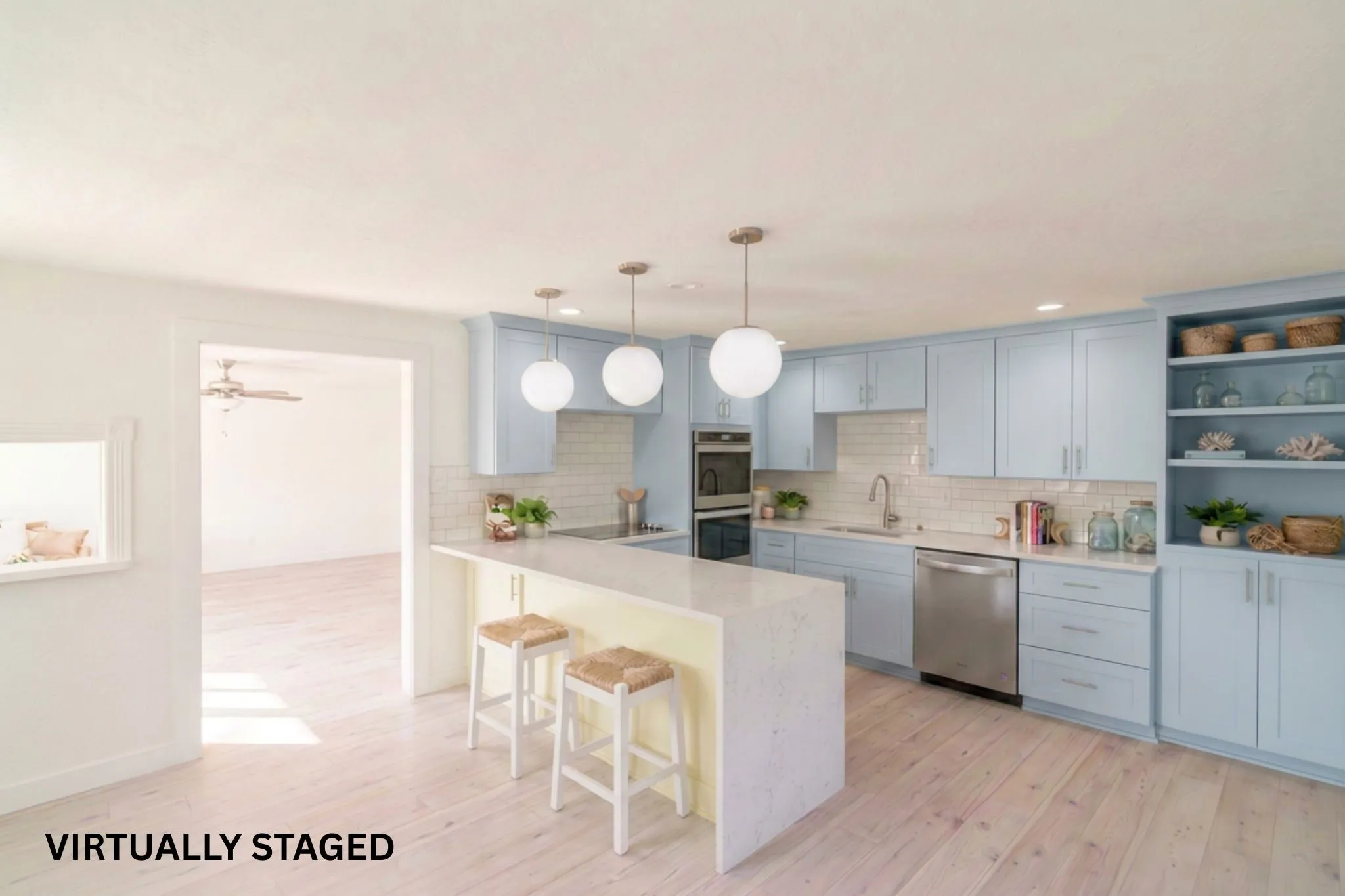 Virtually Remodeled Kitchen.