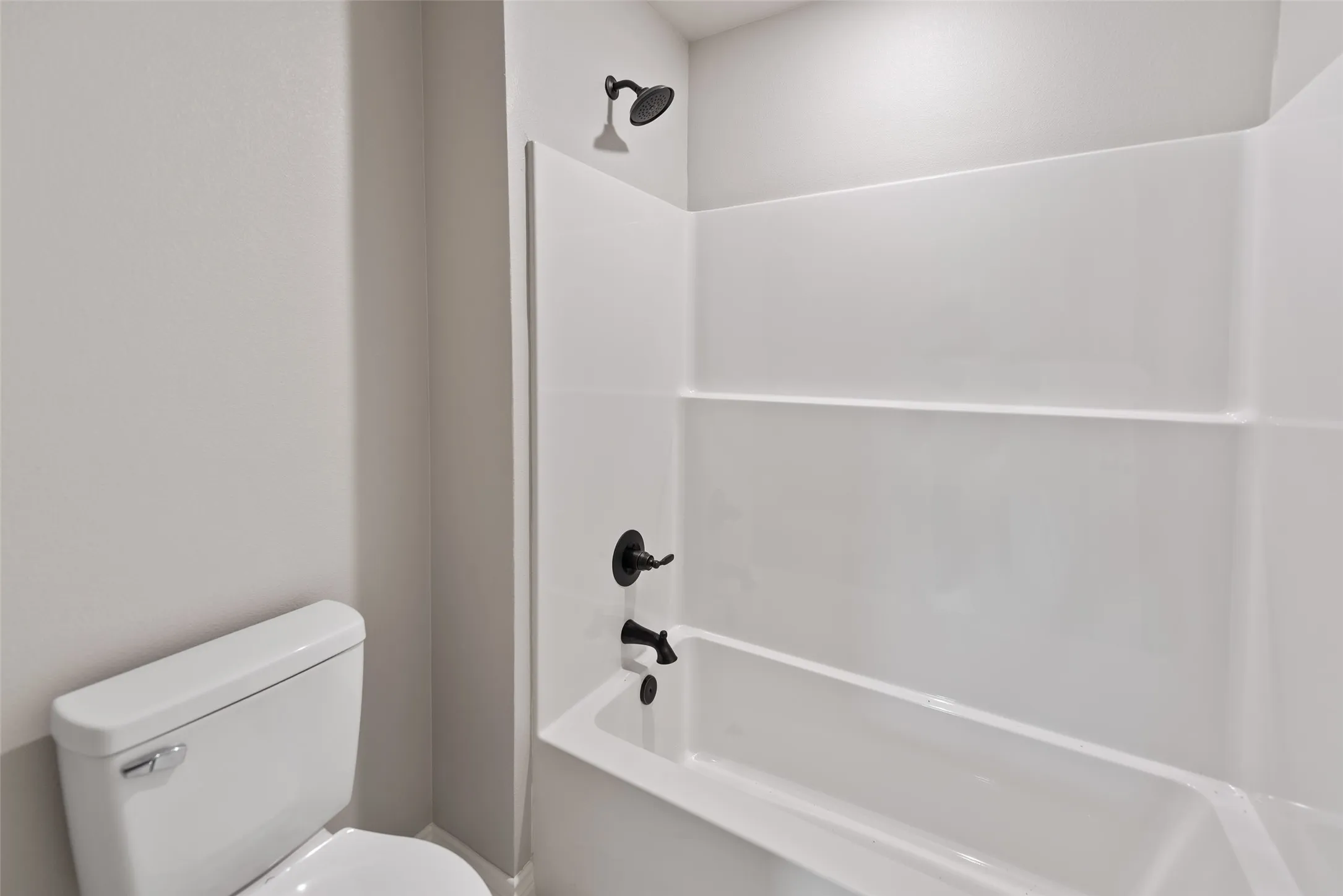 Separate toilet & shower area