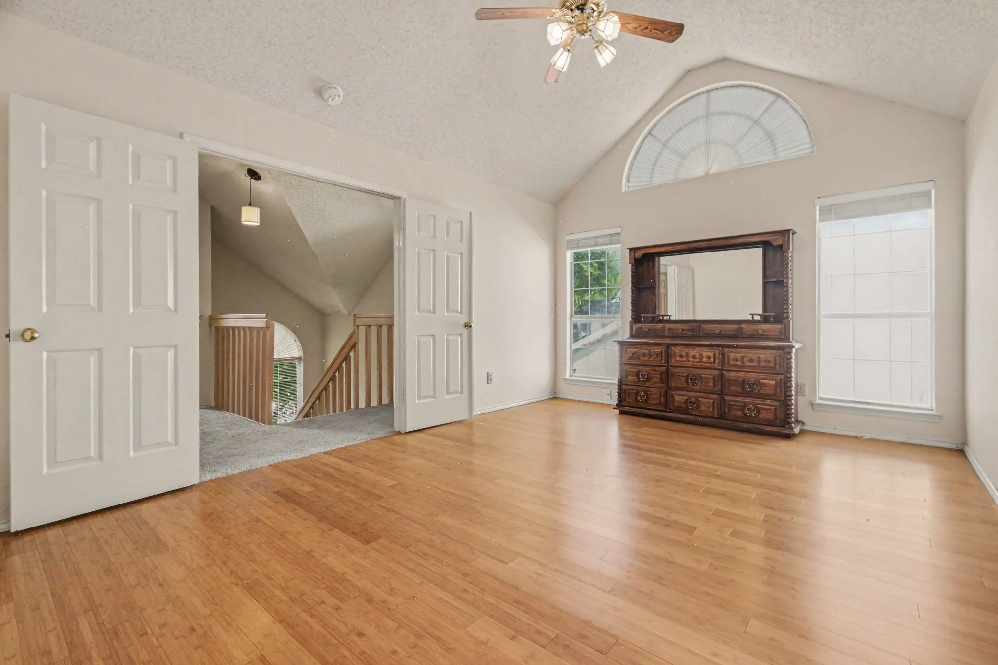 French doors to your Zen retreat greet you with this generous floorplan