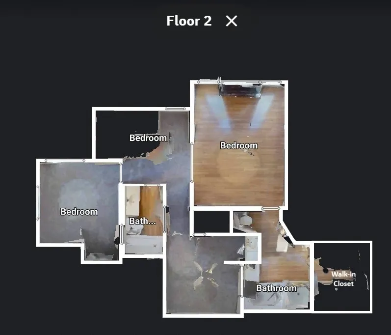 2nd floor plan, estimated