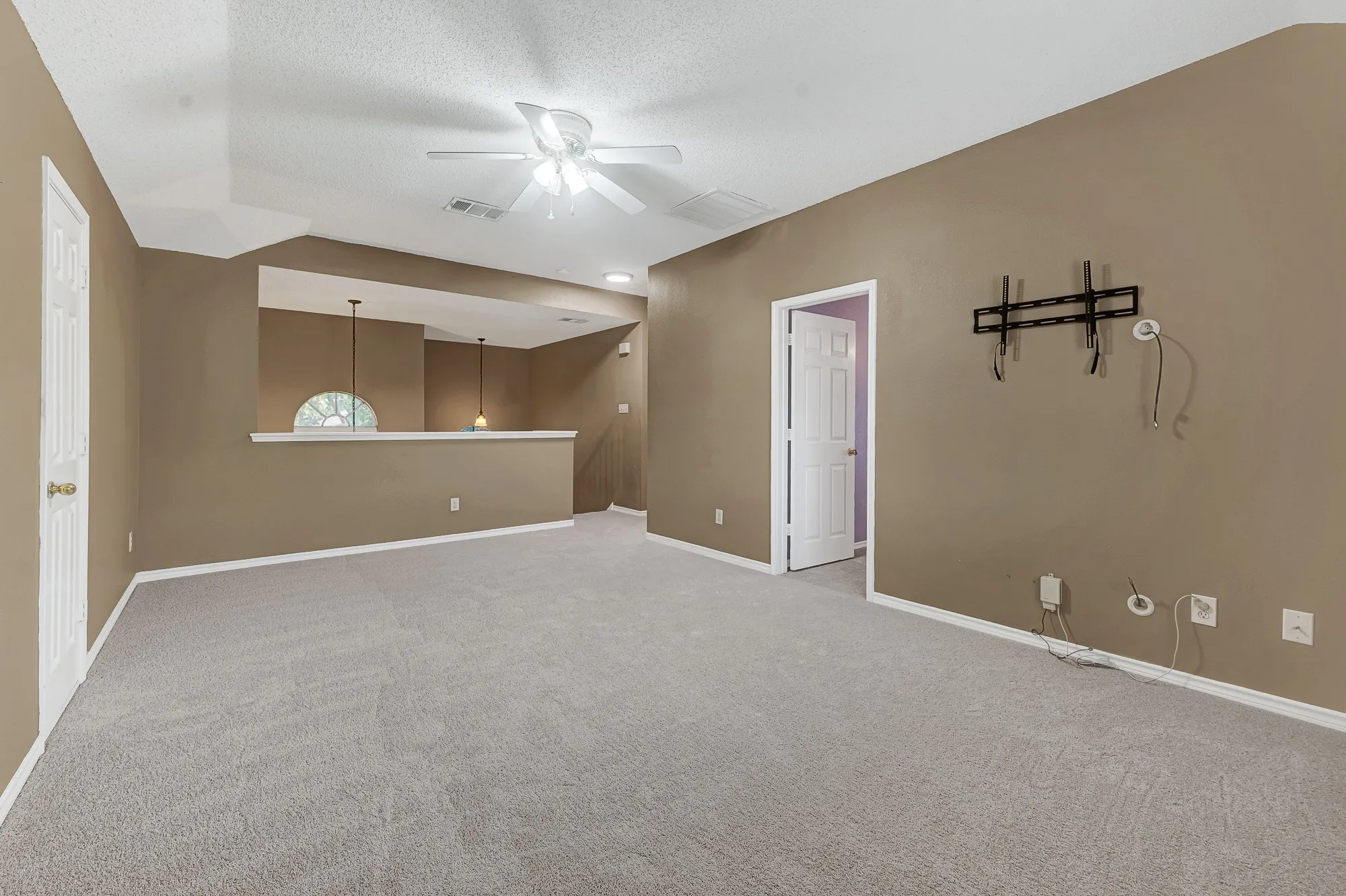 Big open gameroom upstairs. Carpet installed June 16,2026